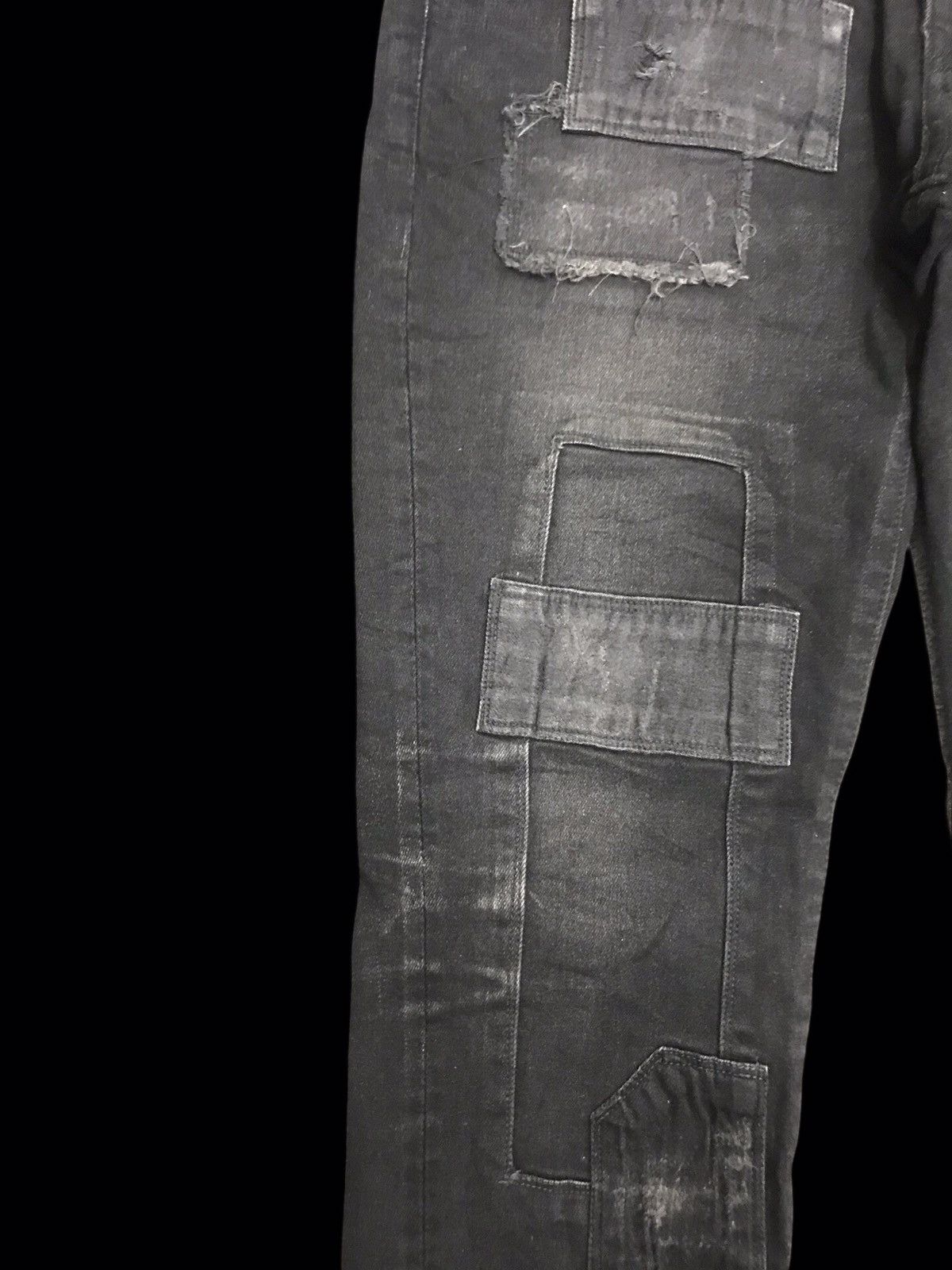 The Rolling Stones 💥ARCHIVAL💥glambXthe RollingStone Heavy Patchwork Pant F148 Size US 31 - 6 Thumbnail
