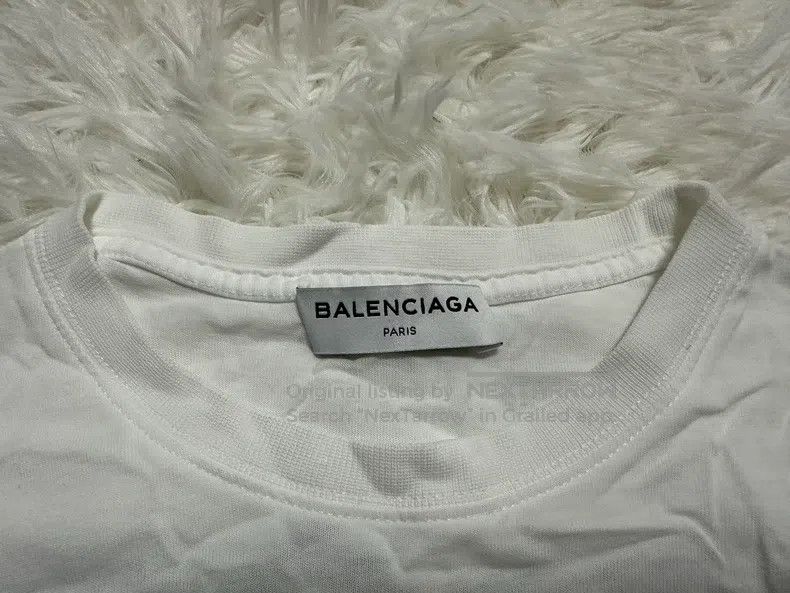 Balenciaga Balenciaga Short-sleeve T-shirt with embroidered letter pa Size US XS / EU 42 / 0 - 4 Thumbnail