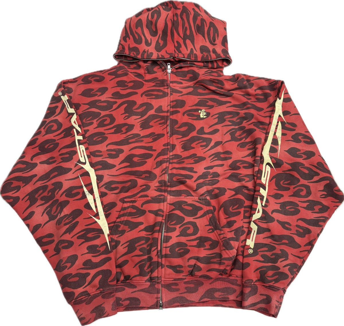 HELLSTAR Hellstar Cheetah Zip Up Hoodie Size US XL / EU 56 / 4 - 1 Thumbnail