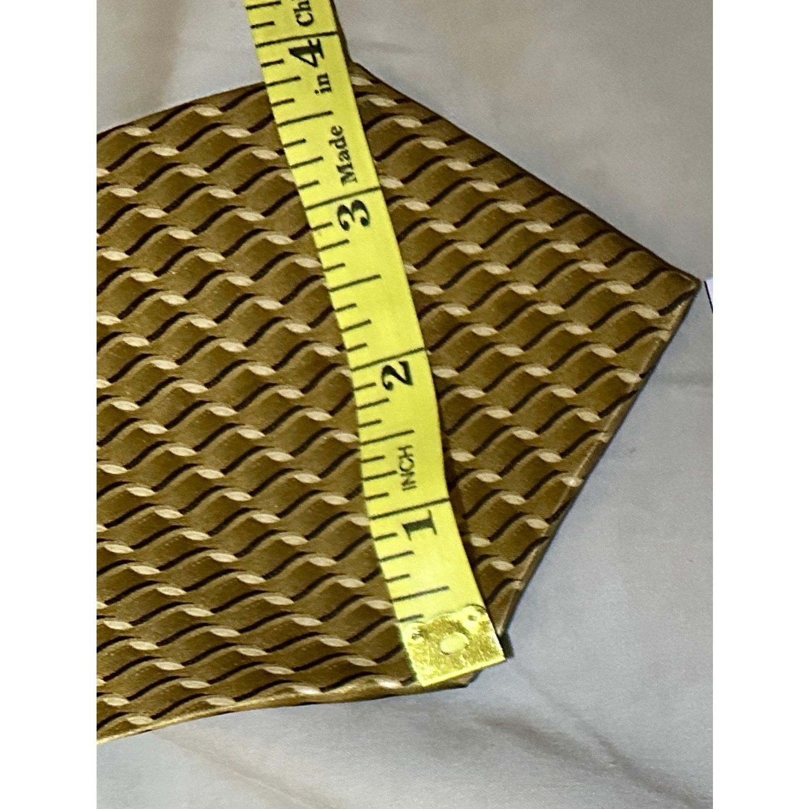 Other Vtg Silk Ties Bruno Rossi Italy Bardelli Roma Lattice Retro Size ONE SIZE - 3 Thumbnail