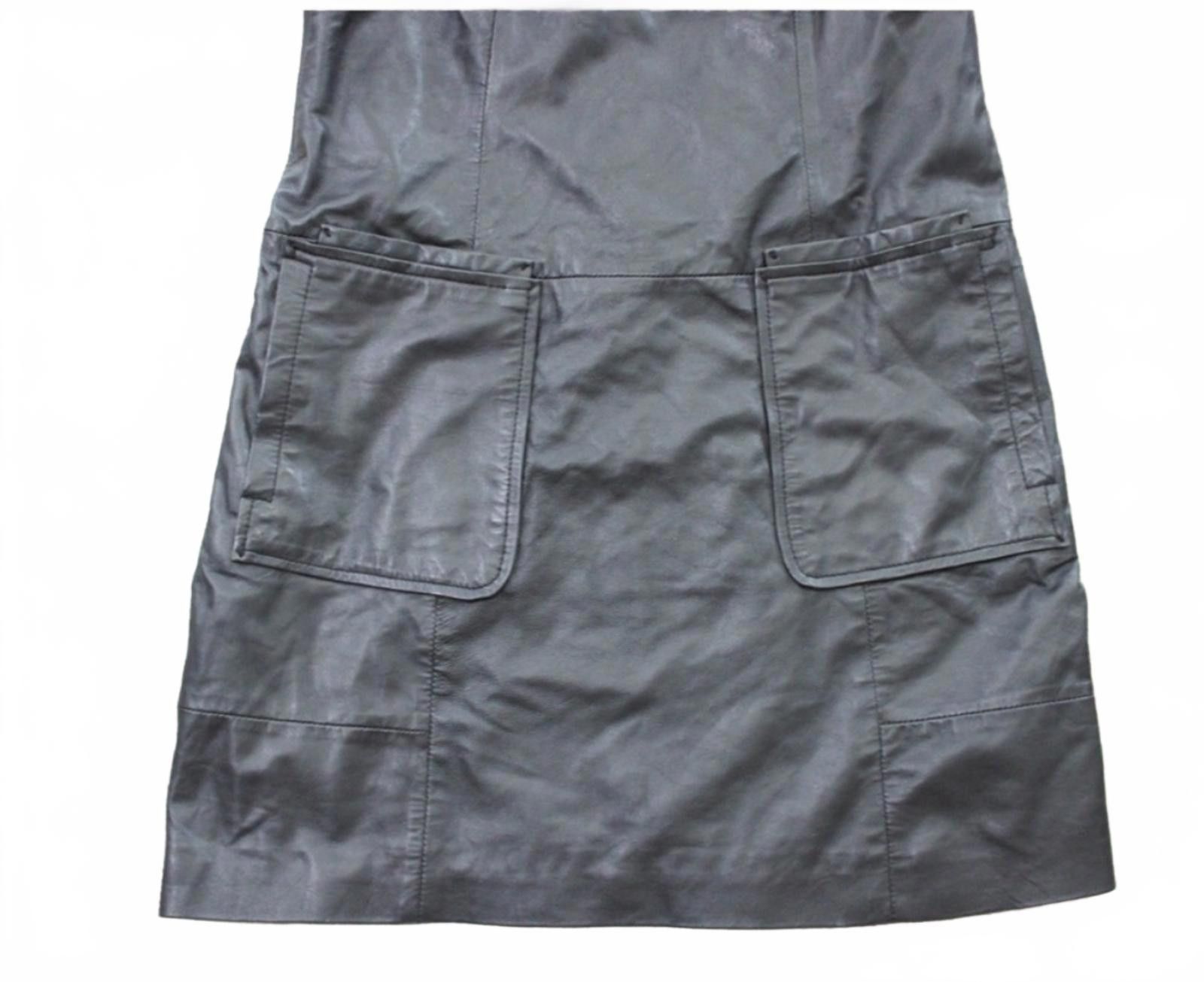 Other Etcetera size 4 Sleeveless Leather Dress with Front Pockets Size S / US 4 / IT 40 - 3 Thumbnail
