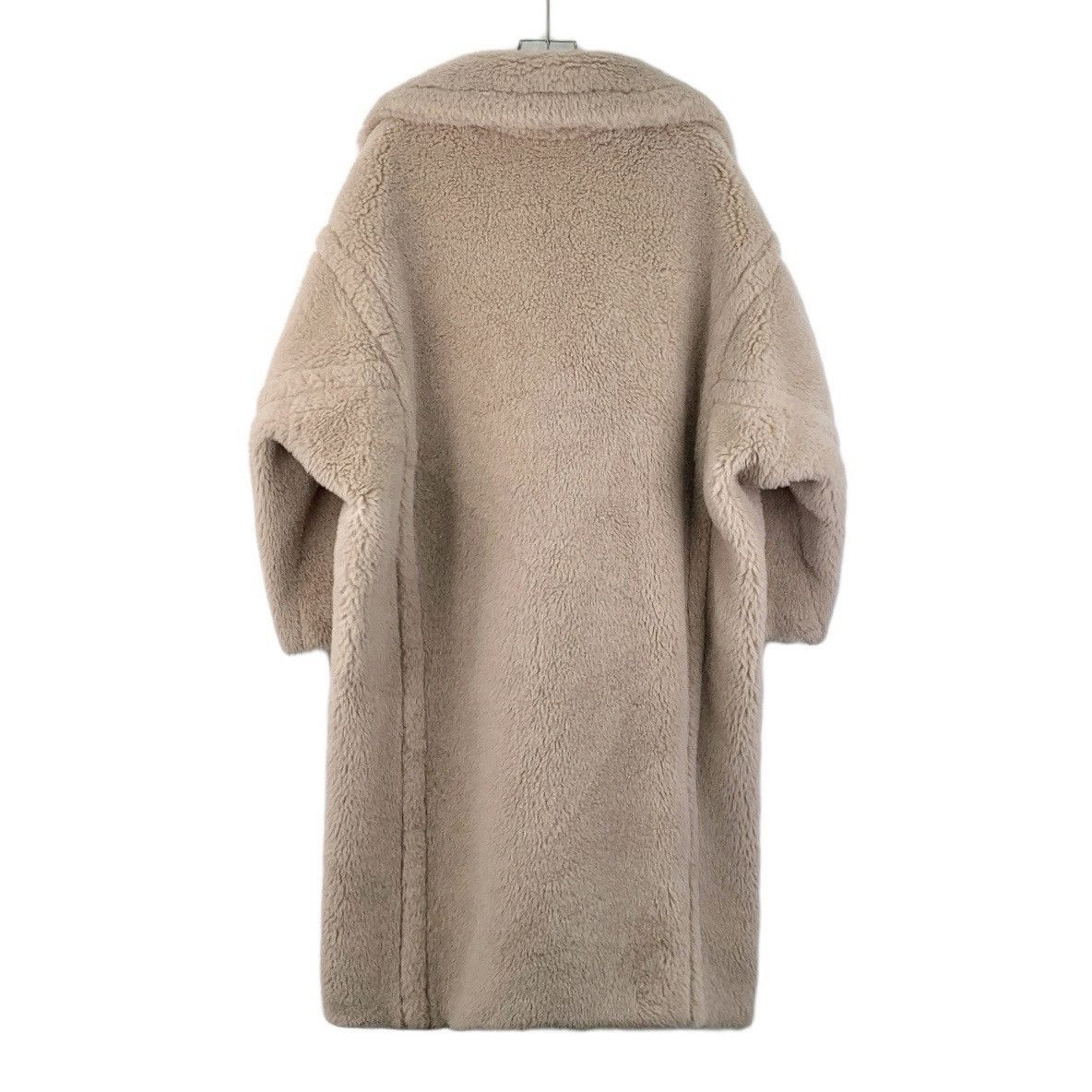 Max Mara Maxmara Khaki Alpaca Lapel Double Breasted Coat Size S / US 4 / IT 40 - 2 Thumbnail