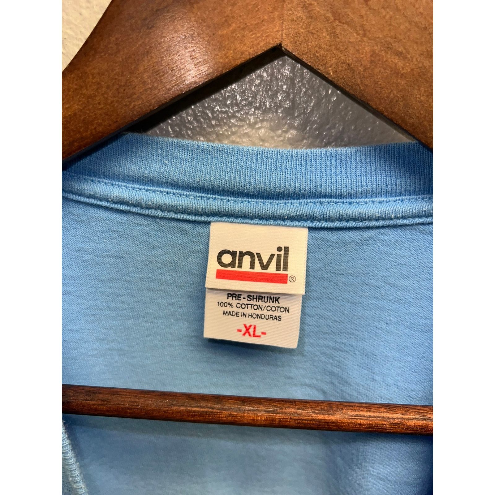 Anvil Vintage X Ray Shirt Safeline Metal Detection Tee 90s VTG XL Size US XL / EU 56 / 4 - 5 Thumbnail