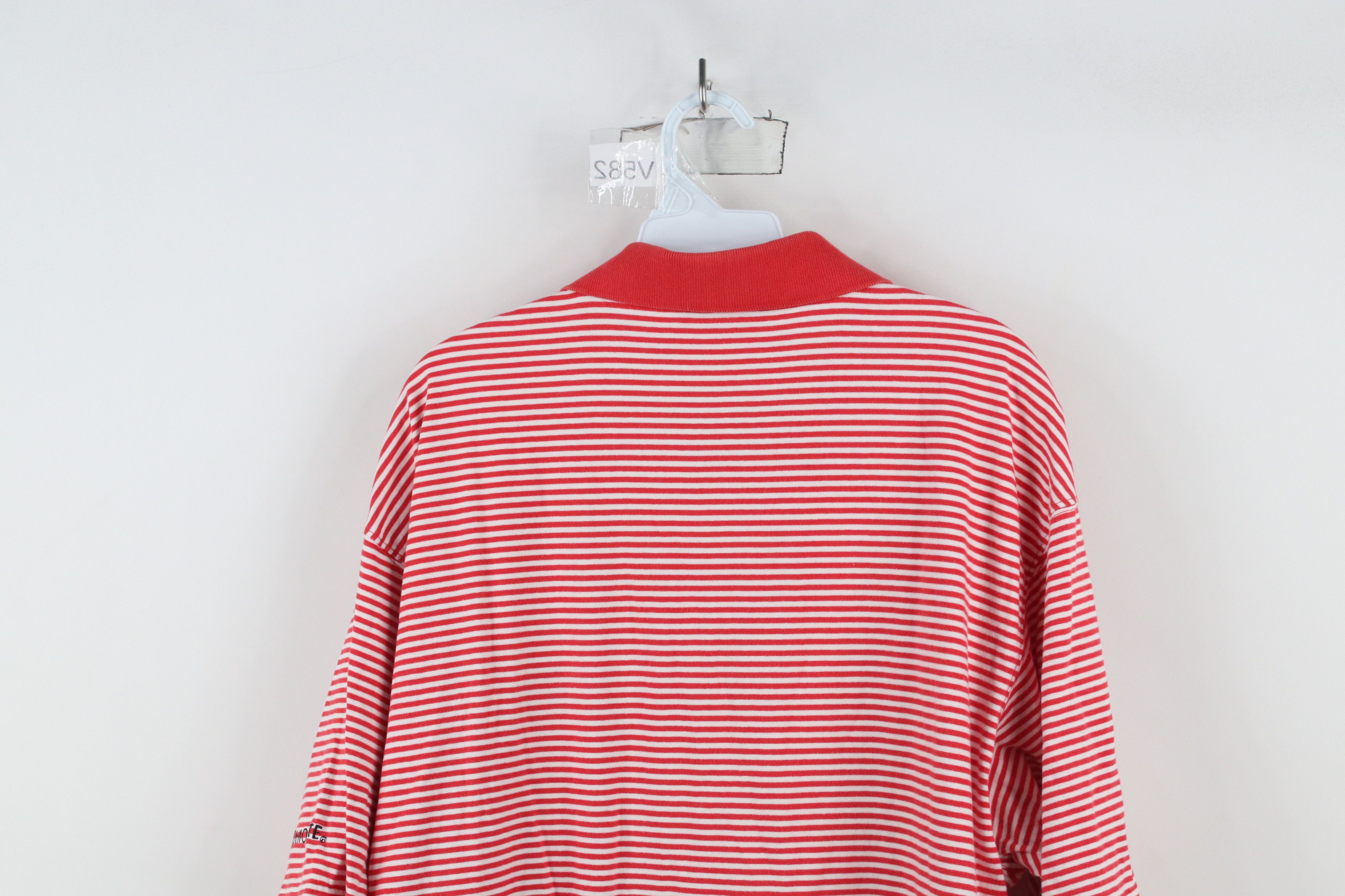Champion × Vintage Vintage 90s Champion Ohio State University Polo Shirt Red Size US XL / EU 56 / 4 - 11 Thumbnail