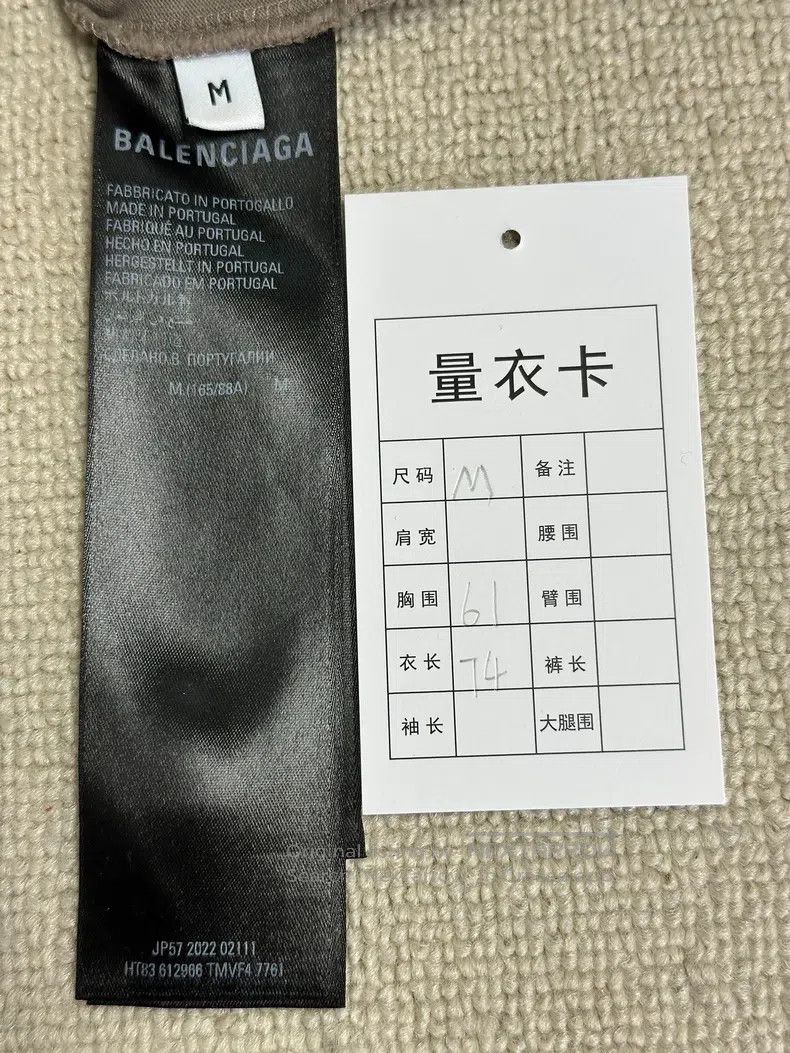 Balenciaga Balenciaga Letter Print Loose Round Neck T-Shirt Size US M / EU 48-50 / 2 - 5 Thumbnail
