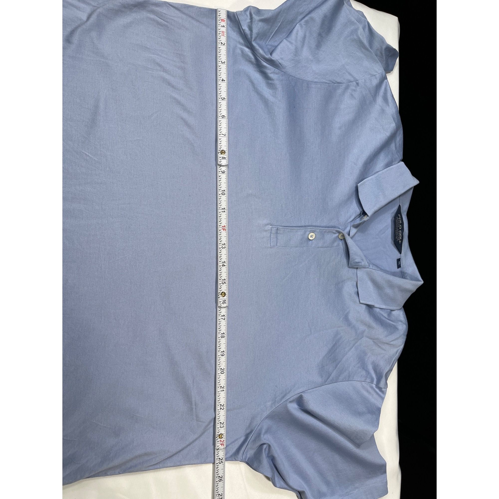 Ralph Lauren Polo Golf By Ralph Lauren SKU 7640 Mens Blue Polo Shirt Size Size US XL / EU 56 / 4 - 3 Thumbnail