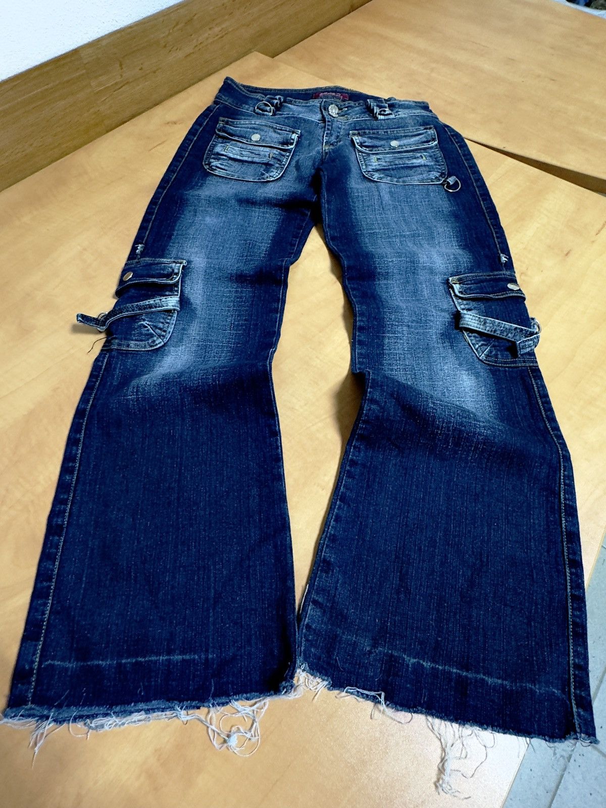 Hysteric Glamour × Japanese Brand Vintage Bootcut Japanese Washed Y2K Flare Jeans Denim Pants Size US 29 - 1 Thumbnail