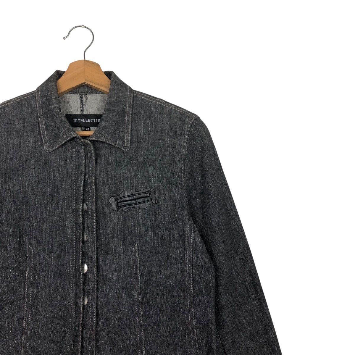Issey Miyake 📌Vintage Chore Worker Denim Jacket Intellection Size US M / EU 48-50 / 2 - 7 Thumbnail
