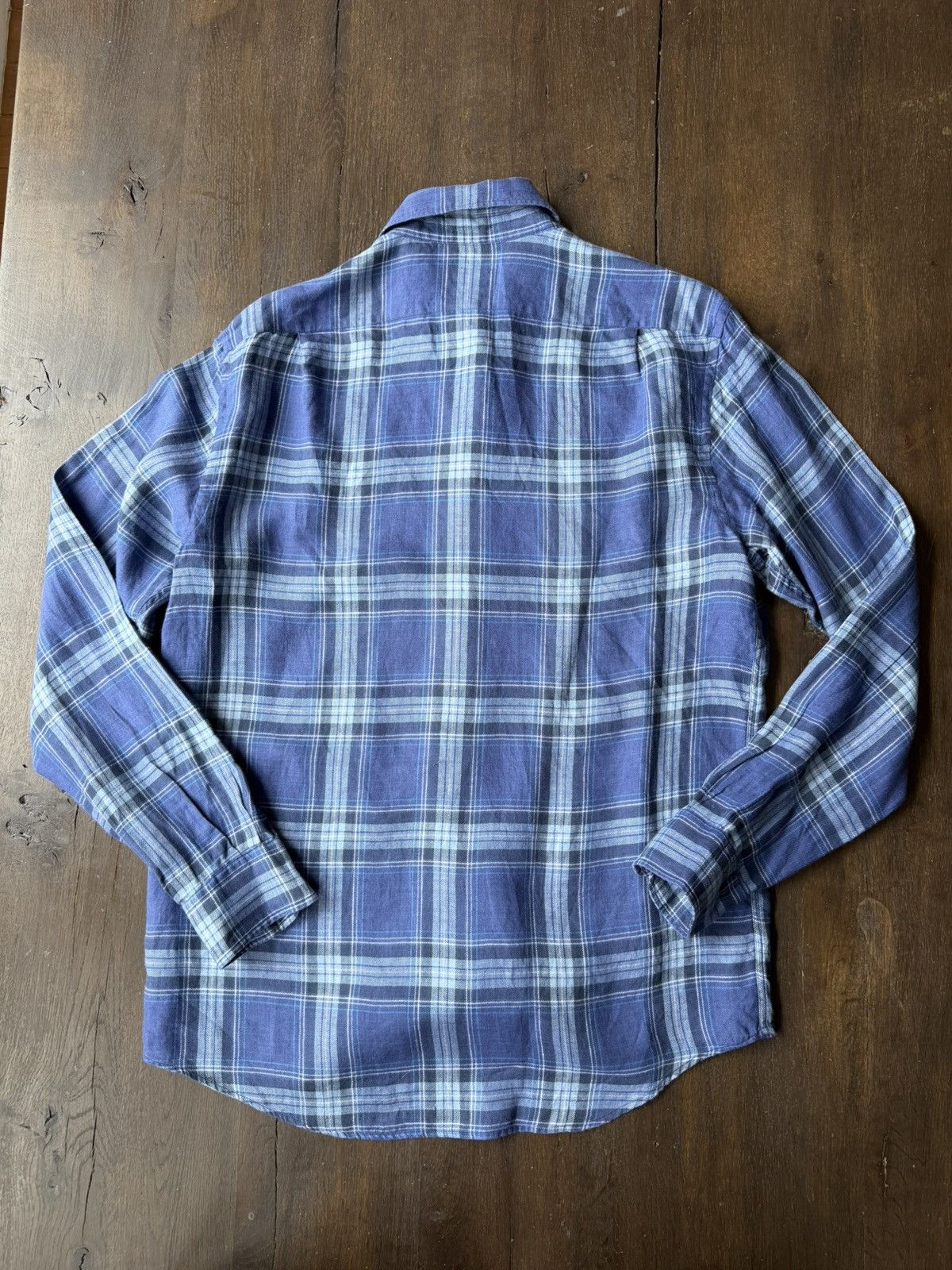 Ralph Lauren Purple Label Purple Label button down linen flannel size L Size US L / EU 52-54 / 3 - 2 Thumbnail