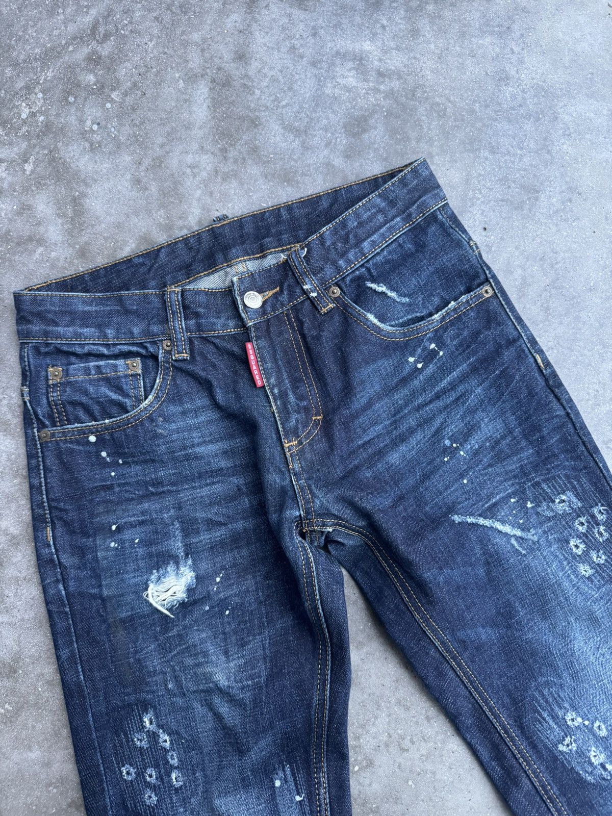 Dsquared2 Dsquared2 vintage skinny twink jeans denim designer Size US 30 / EU 46 - 2 Thumbnail