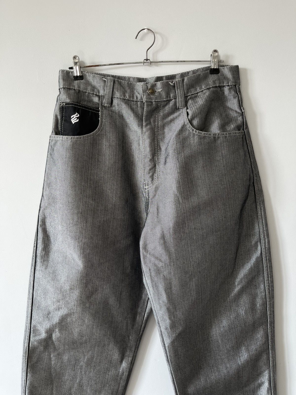 Rocawear Crazy Vintage Y2k ROCAWEAR Metalic Hip Hop 90's Pants Jeans Size US 30 / EU 46 - 10 Thumbnail