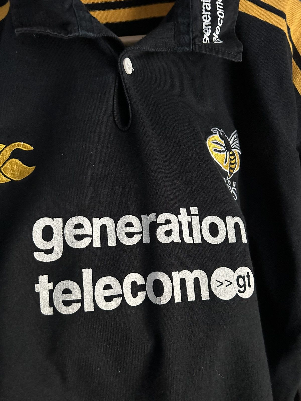 Rugby Ralph Lauren LONDON WASPS 2001/03 Home shirt Size US XXL / EU 58 / 5 - 3 Thumbnail