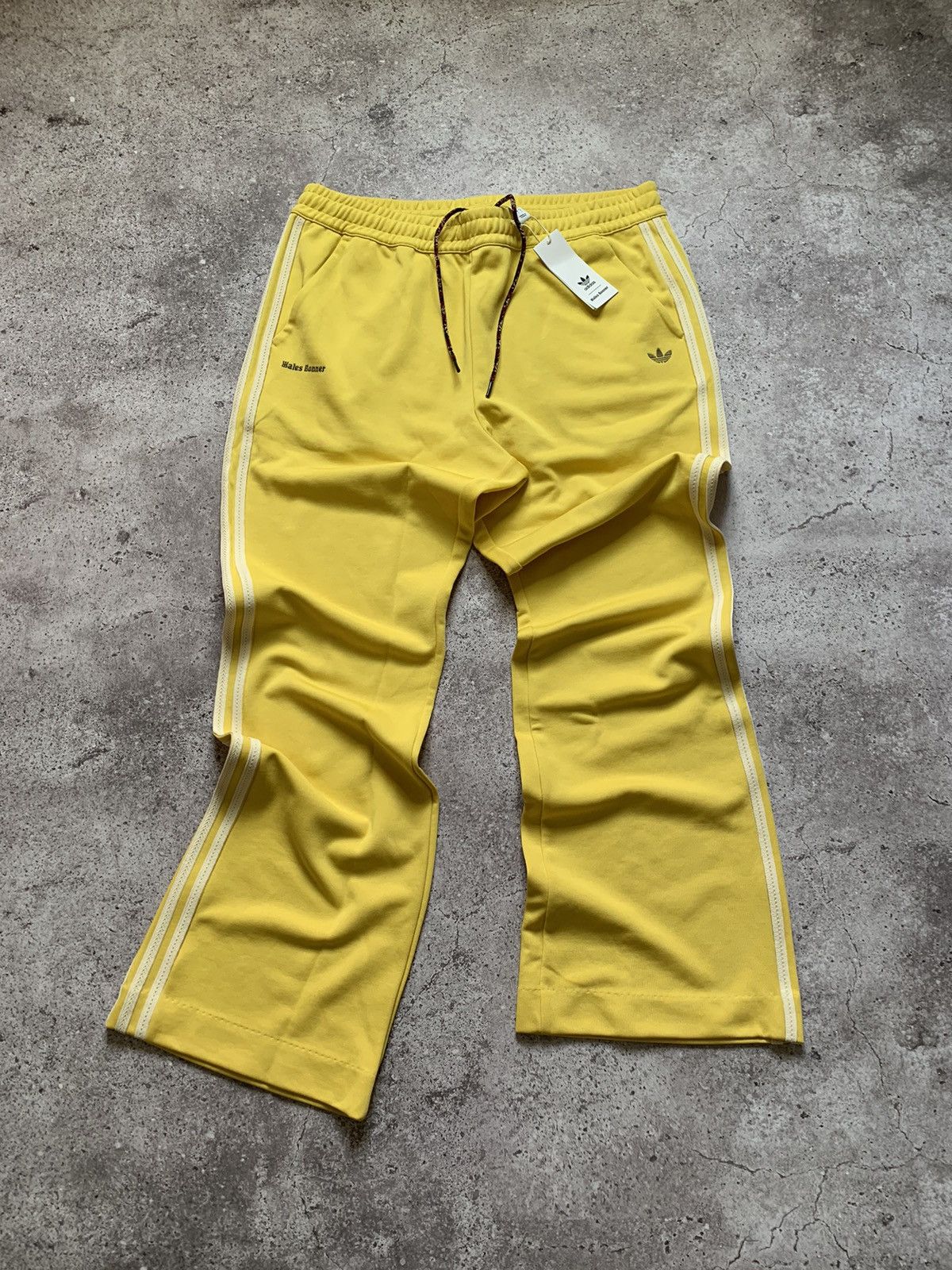 Pre-owned Adidas X Wales Bonner Adidas Track Pants Yellow