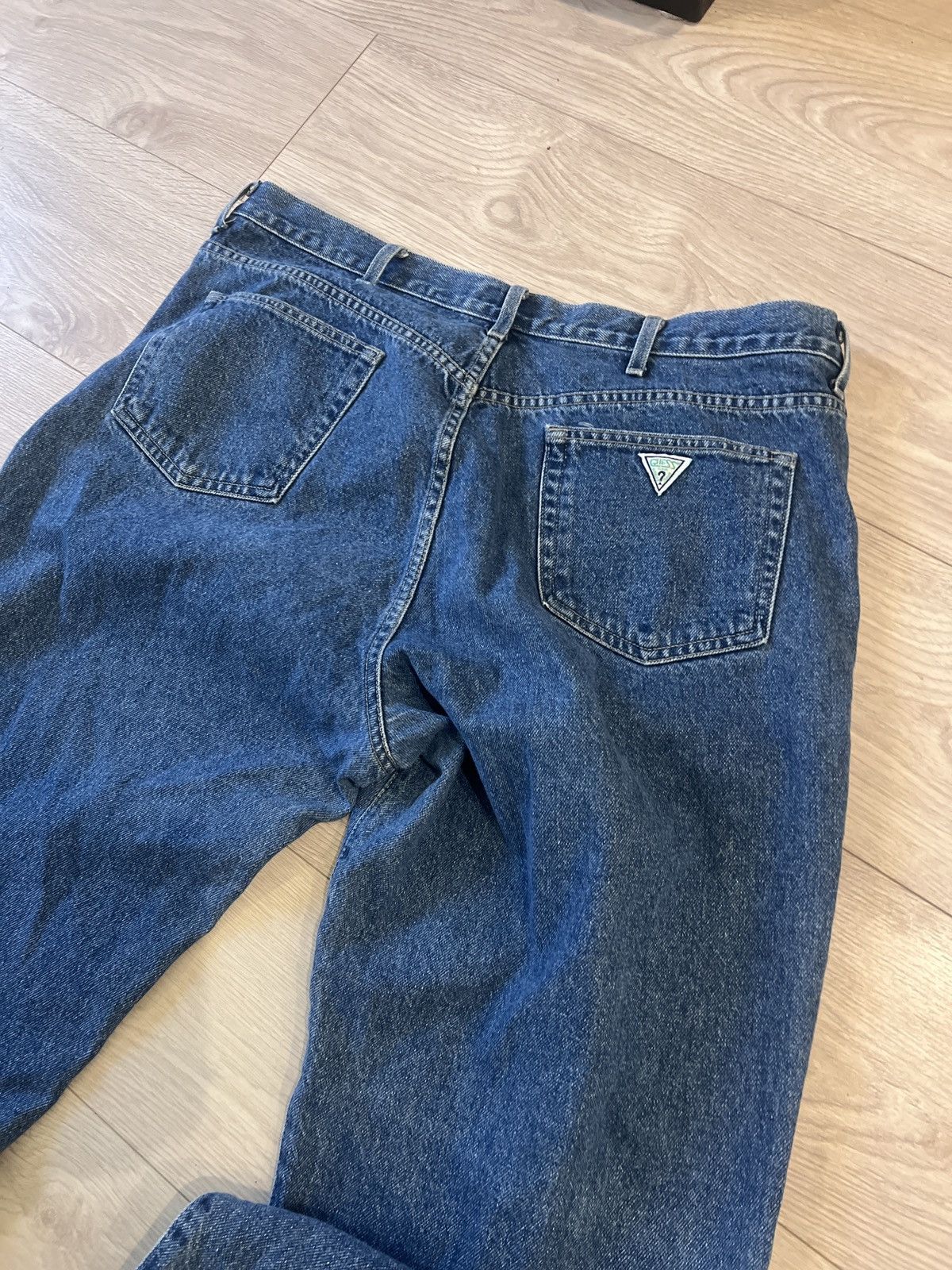Guess × Vintage Vintage 90s Guess Denim Jeans Pants 42 x 34 Size US 42 / EU 58 - 2 Thumbnail