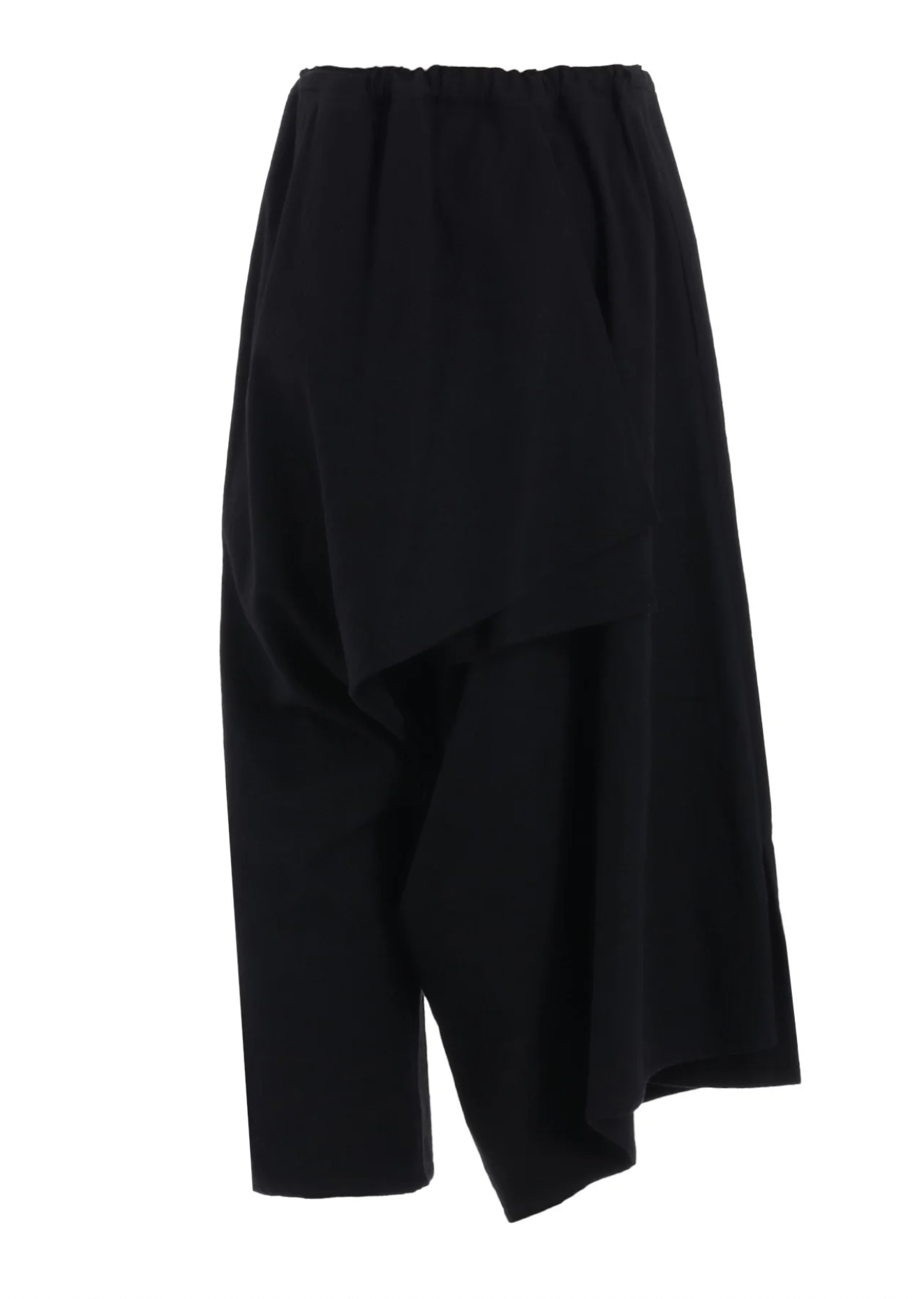 Yohji Yamamoto Yohji Yamamoto Collections - WOOL GATHERED WRAP PANTS Size 26" / US 2 / IT 38 - 4 Thumbnail