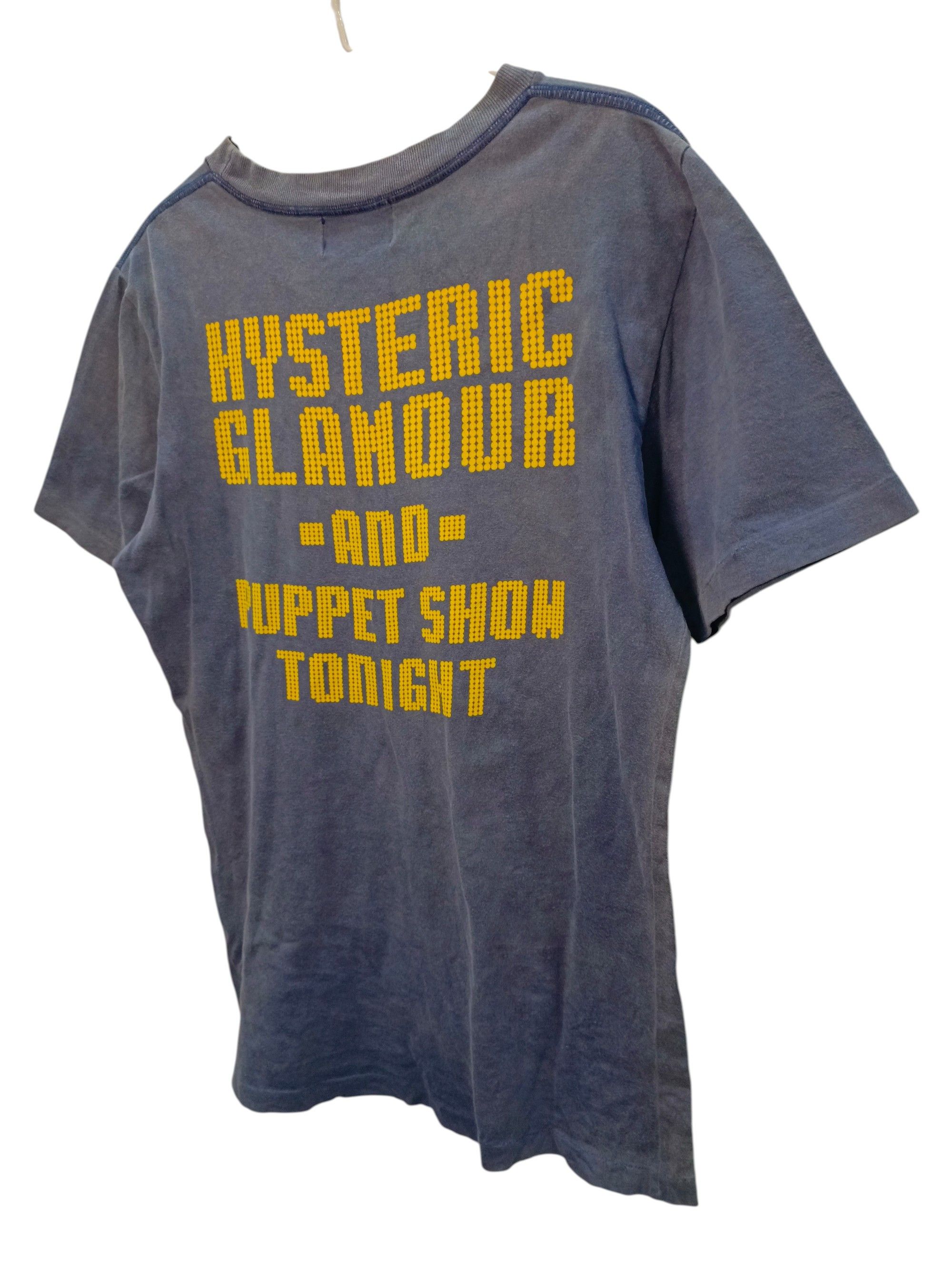 Hysteric Glamour Vintage 90s H.Glamour And The Puppet Show Faded T-Shirt Size US M / EU 48-50 / 2 - 5 Thumbnail