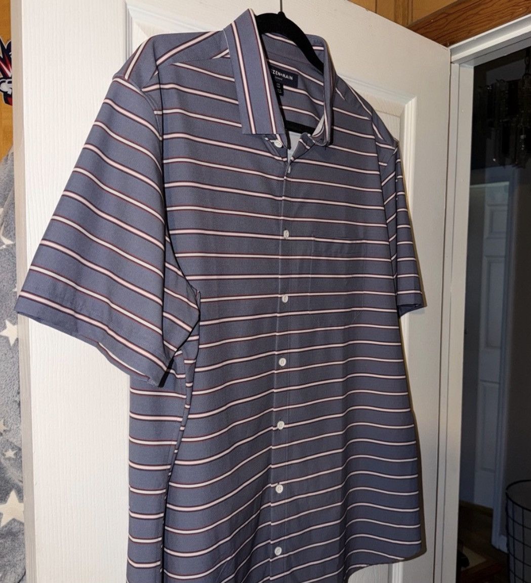 Mizzen+Main Mizzen+Main leeward Navy and Red Striped Casual Shirt Size US XXL / EU 58 / 5 - 3 Thumbnail
