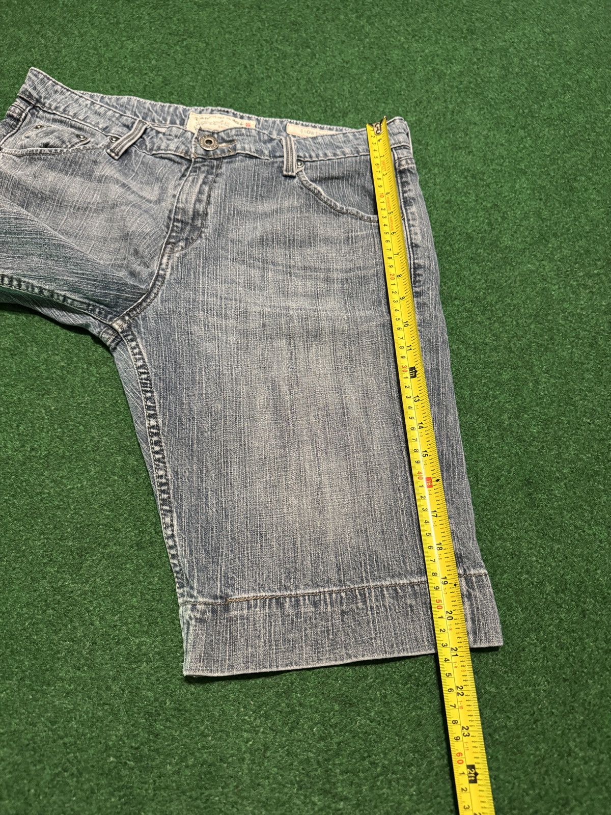 Levi's Vintage Clothing Levis Vintage Jorts 14 Baggy Low Rise 34 12” Denim Shorts Size 36" / US 14 / IT 50 - 7 Thumbnail