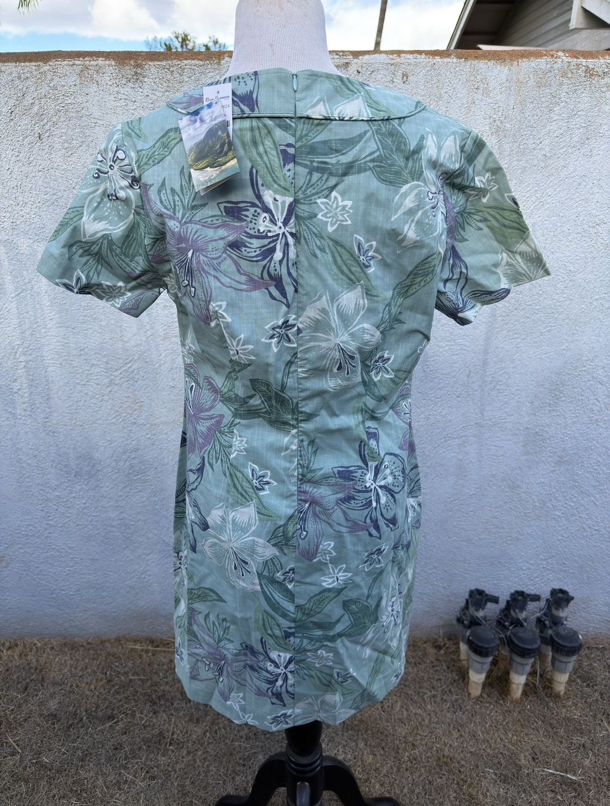 Reyn Spooner New Reyn Spooner Stargazer Short Dress Green Women's 12 Size XL / US 12-14 / IT 48-50 - 2 Thumbnail