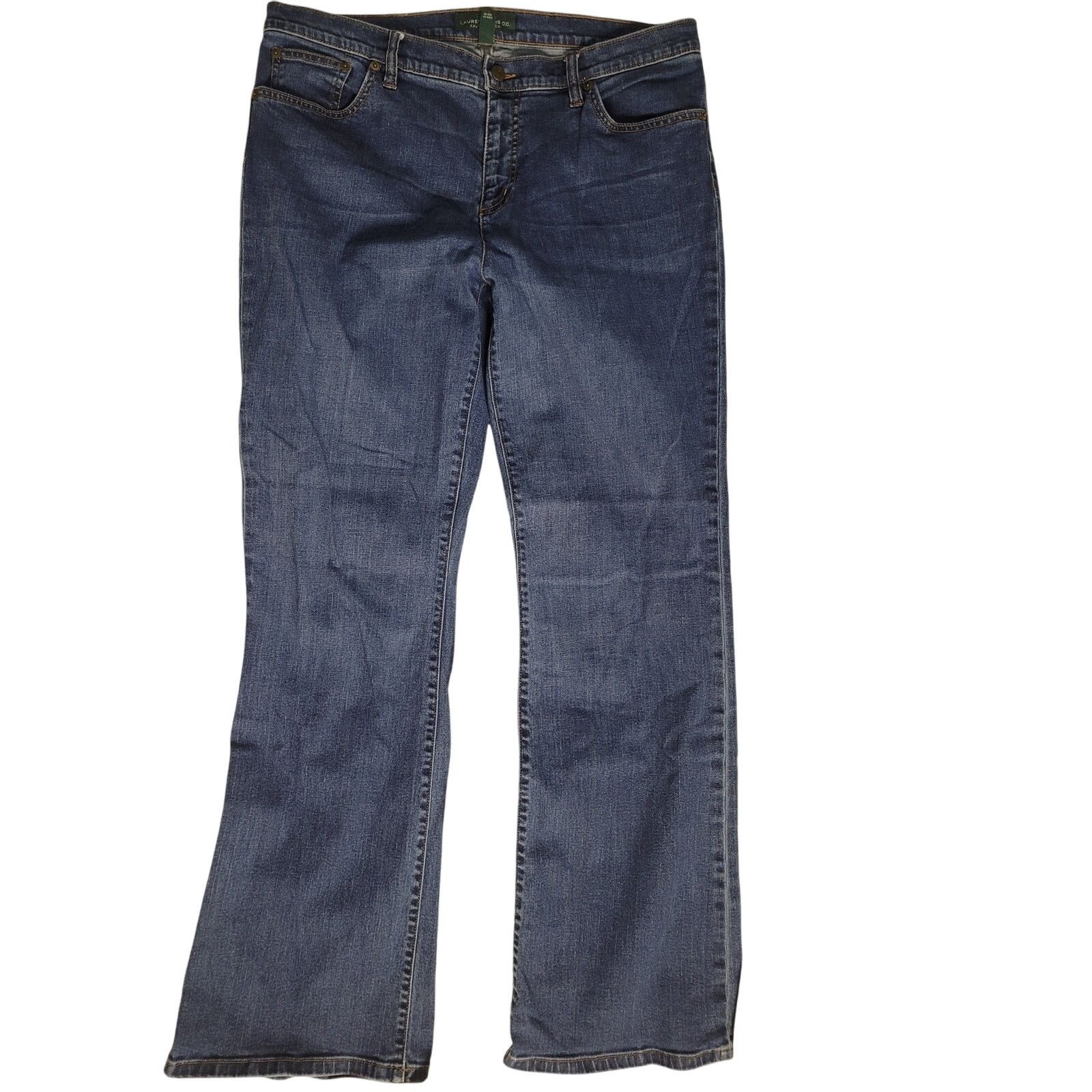 Ralph Lauren Ralph Lauren Jeans Women Classic Bootcut JMed Indigo Sz 14 Size 36" / US 14 / IT 50 - 1 Thumbnail