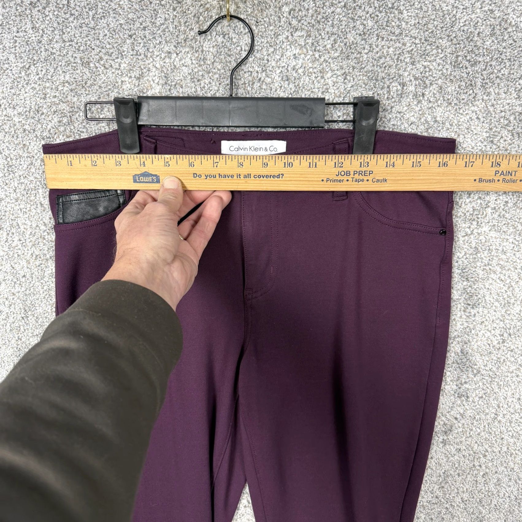 Calvin Klein Calvin Klein Pants Womens 14 Purple Jegging Skinny 33x27 Casual Slim Everyday Size 36" / US 14 / IT 50 - 2 Thumbnail