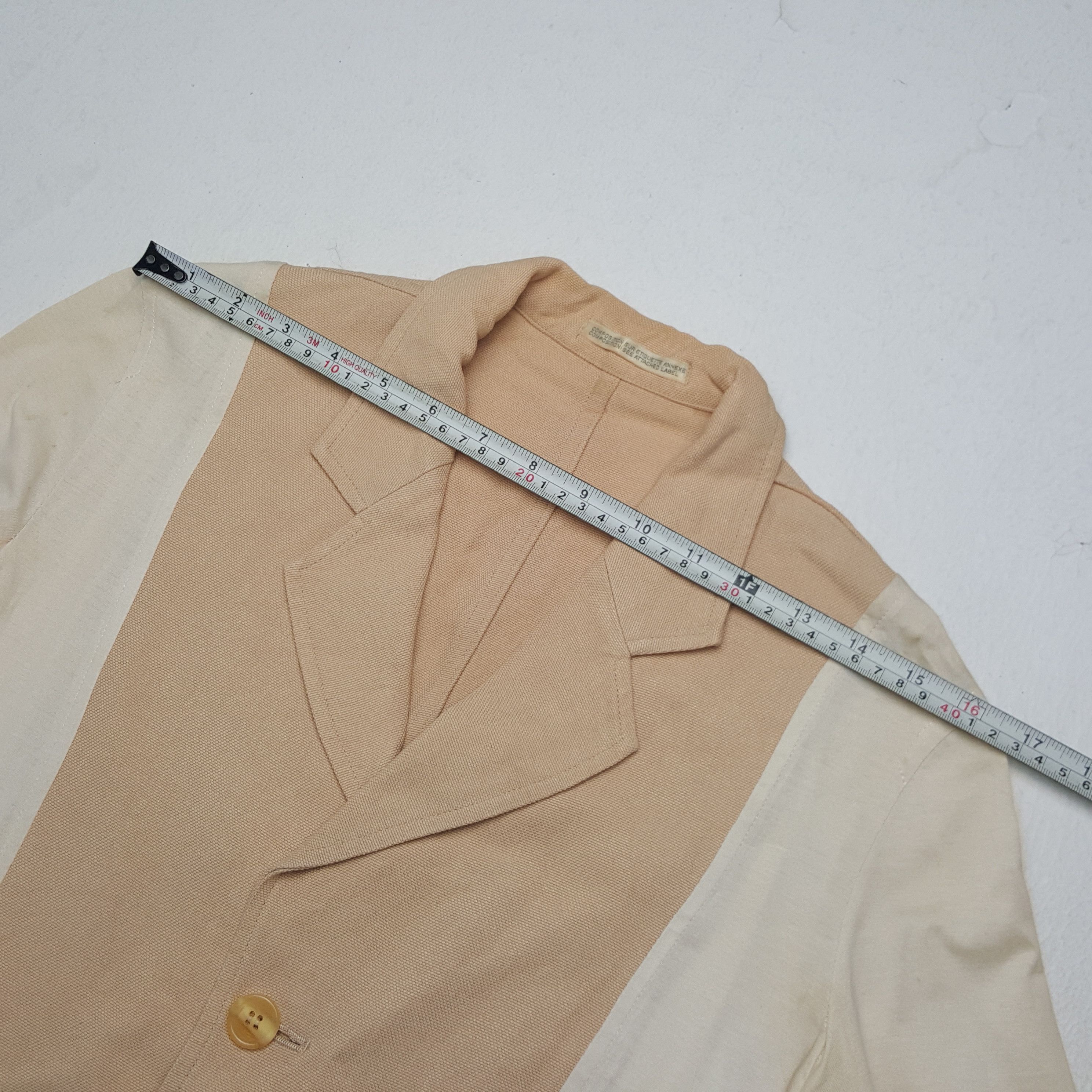 Japanese Brand × Vintage × Yohji Yamamoto Vintage Yohji Yamamoto Japanese 3 Button Coat Jacket Size US XS / EU 42 / 0 - 4 Thumbnail