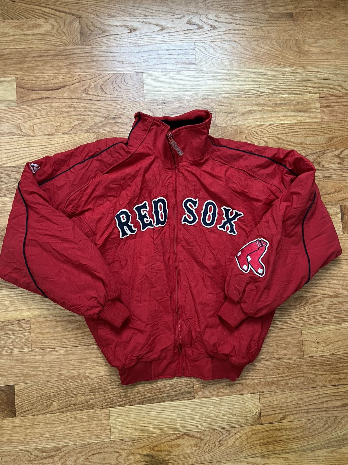 90’s vintage Boston Red Sox bomber jacket