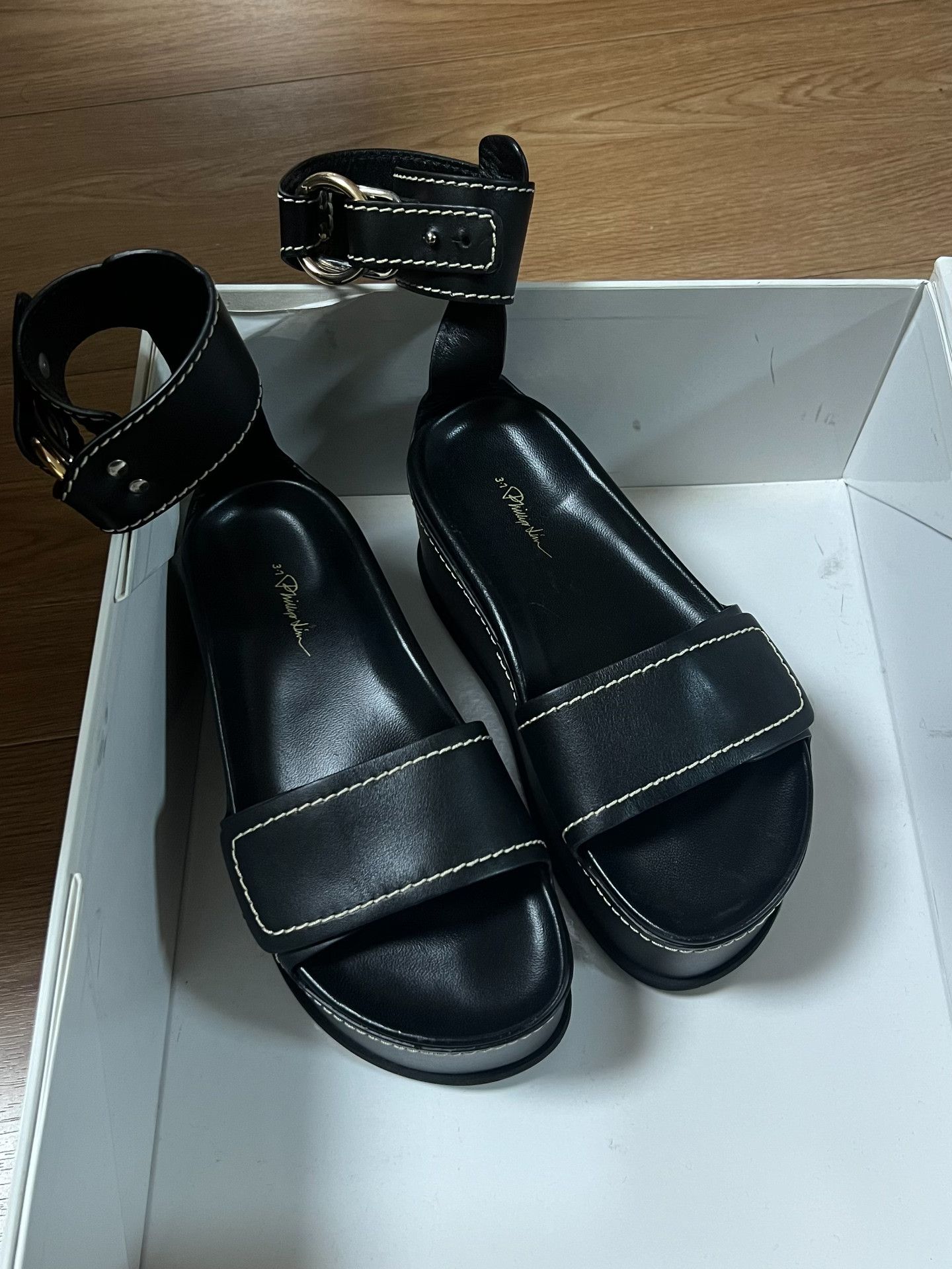 3.1 Phillip Lim 3.1 Phillip Lim Platform Sandal Size US 4 / IT 34 - 1 Thumbnail