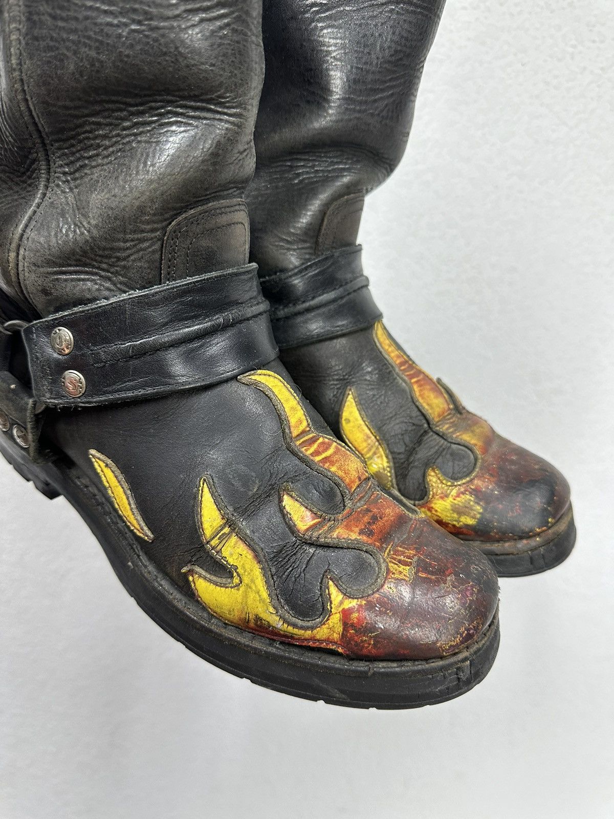 New Rock Vintage New Rock Fire 🔥 Boots Avantgarde Leather Rick Owens Size US 8 / IT 38 - 6 Thumbnail