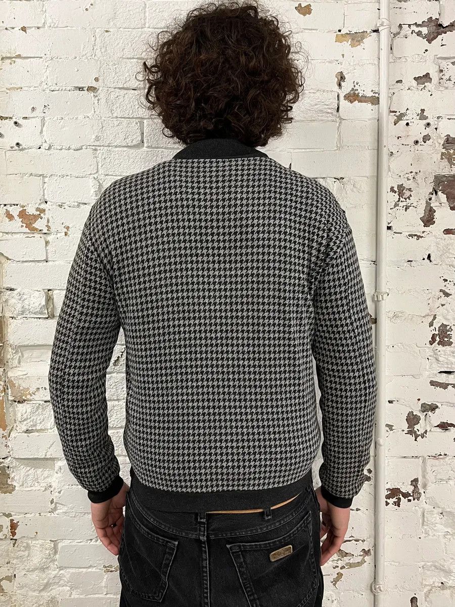 Emporio Armani 2000s Emporio Armani Houndstooth Black & White Wool Jacket Size US S / EU 44-46 / 1 - 3 Thumbnail