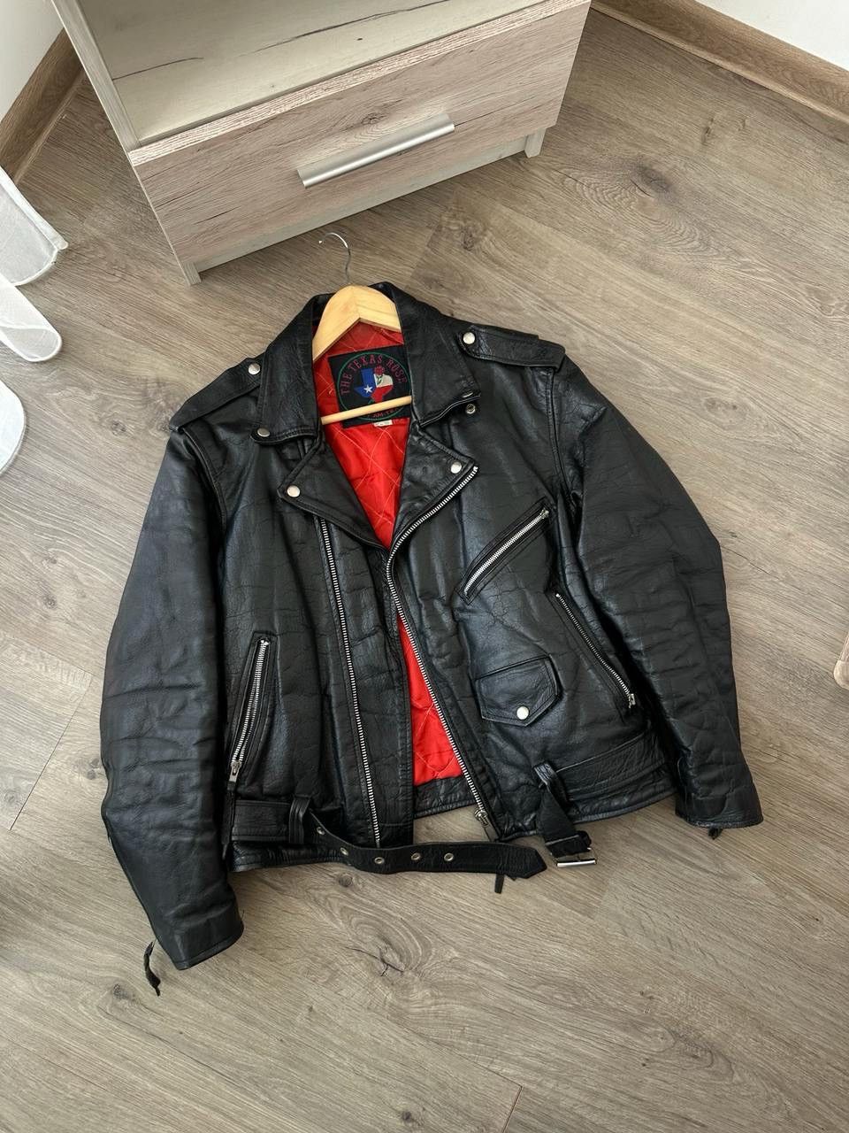 Genuine Leather × Vintage Vintage Japanese Black Leather Moto Distressed Jacket Size US S / EU 44-46 / 1 - 4 Thumbnail