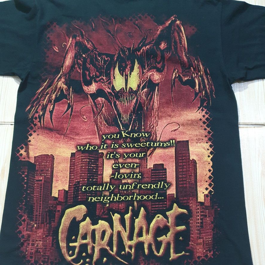 Marvel Comics Carnage Resurreccion Vintage Shirt Size US XL / EU 56 / 4 - 4 Thumbnail