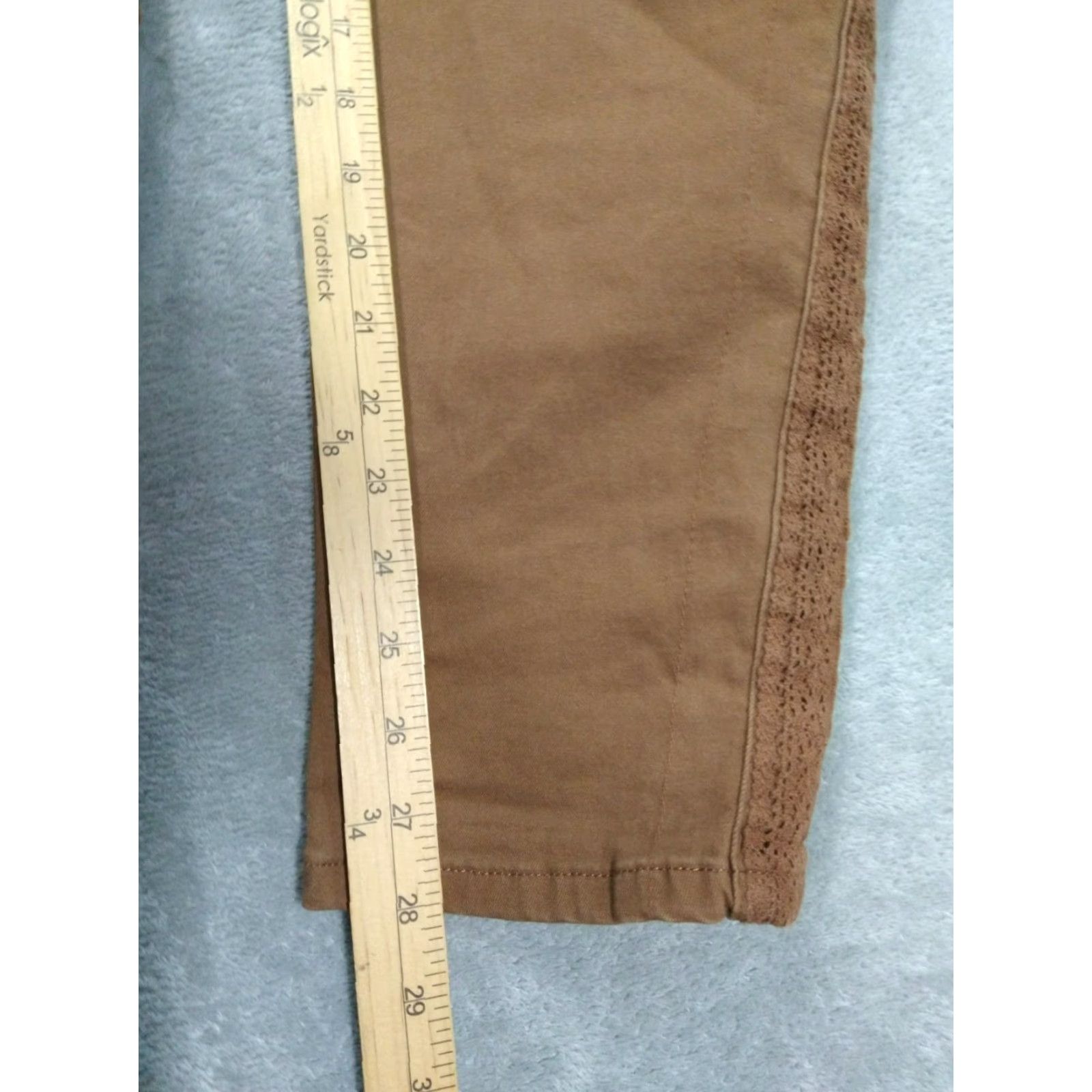 Vintage Democracy Pants Womens 14 Brown Cargo Ab Solution High Rise Utility Lace Size 36" / US 14 / IT 50 - 5 Thumbnail