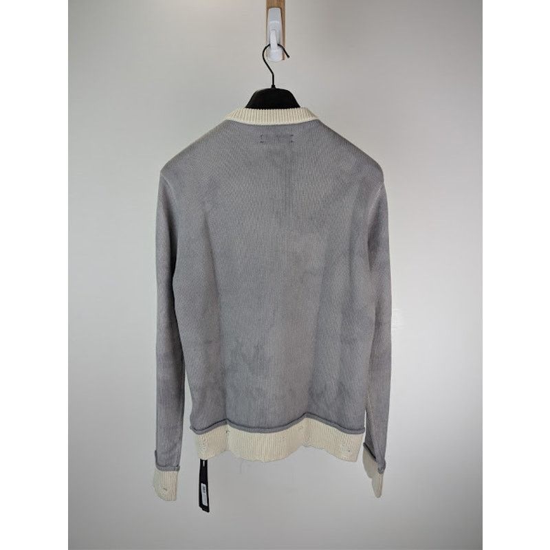 Amiri o1rshd1 Vintage Cashmere Crew Sweater in Grey Size US M / EU 48-50 / 2 - 9 Thumbnail