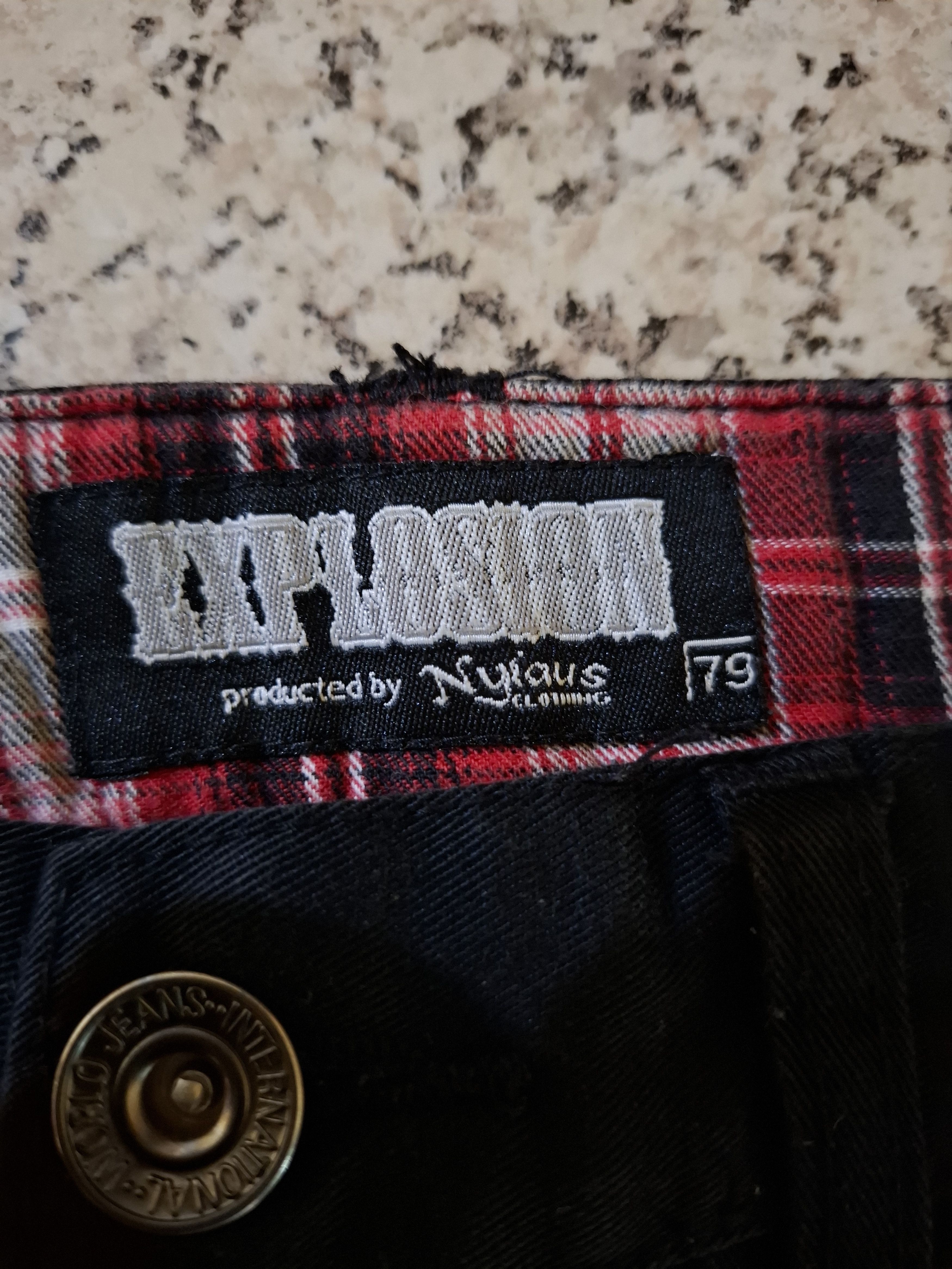 Japanese Brand 💥 RARE Nylaus Double Waist Seditionaries Bondage Punk Style Size US 30 / EU 46 - 6 Thumbnail