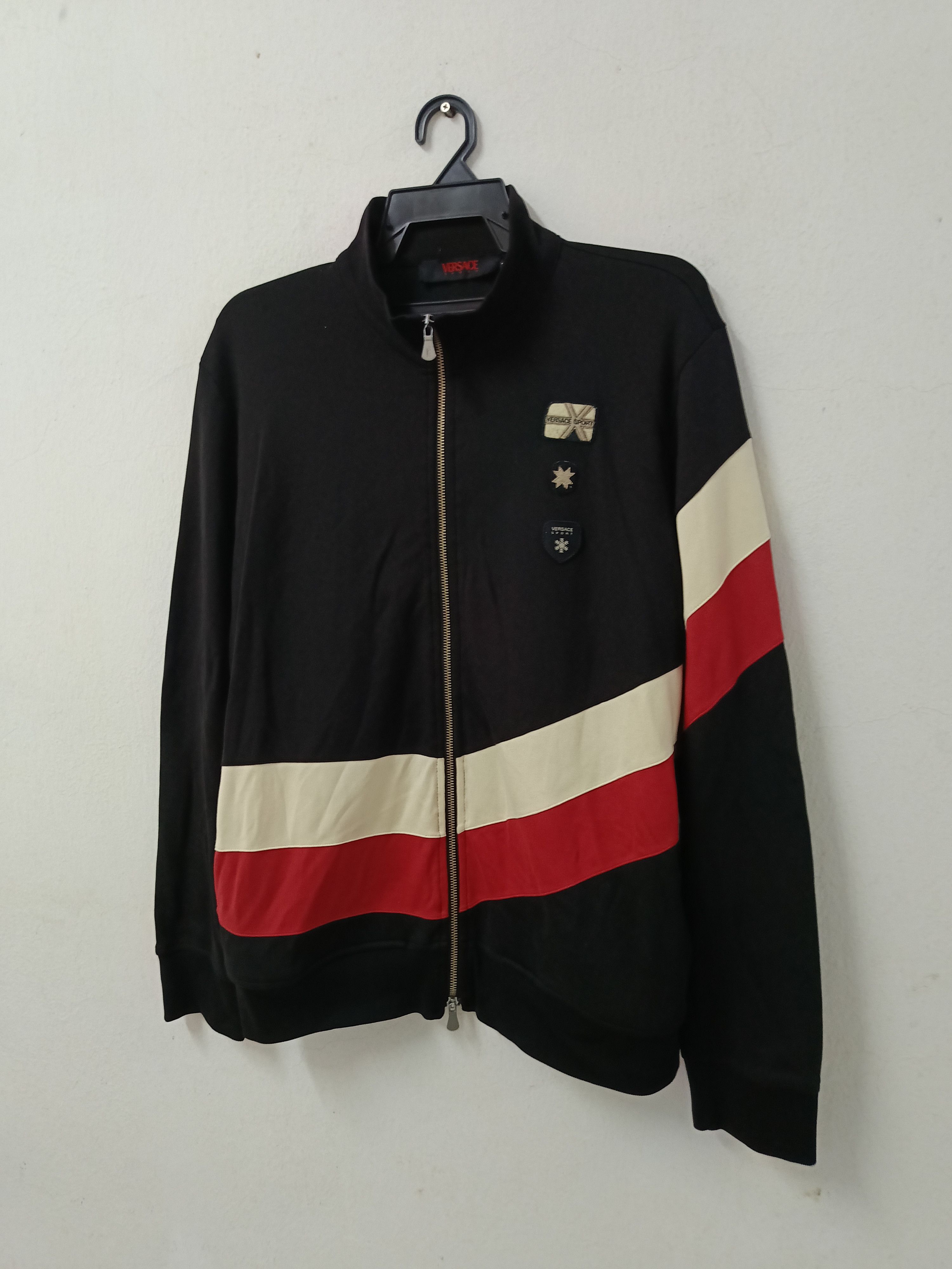 Versace Versace Sport Color block Patent Like Prada Track Jacket Size US M / EU 48-50 / 2 - 6 Thumbnail