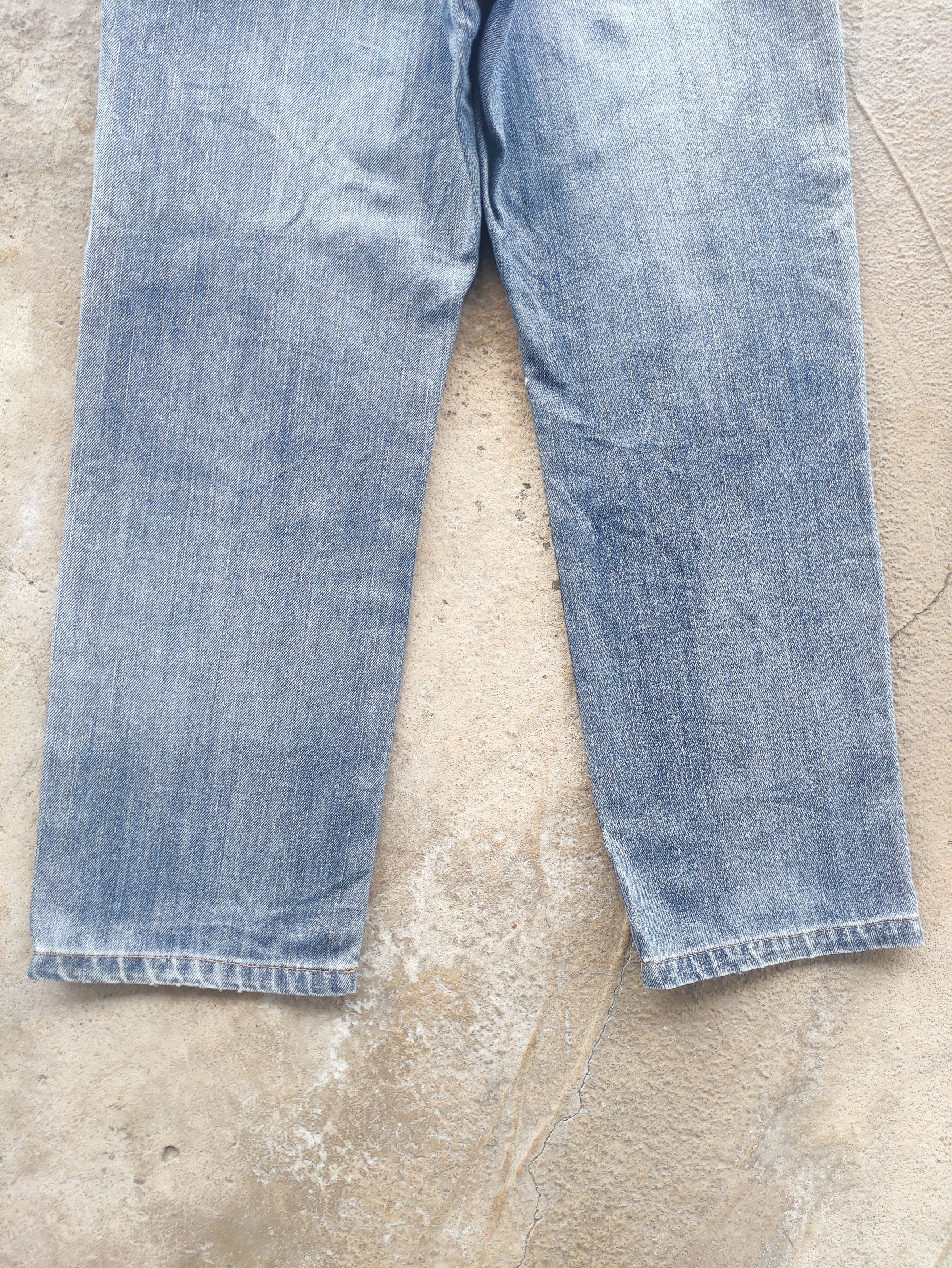 Edwin Vintage Edwin 403 Japan Distress Faded Denim Pants Size US 31 - 11 Thumbnail