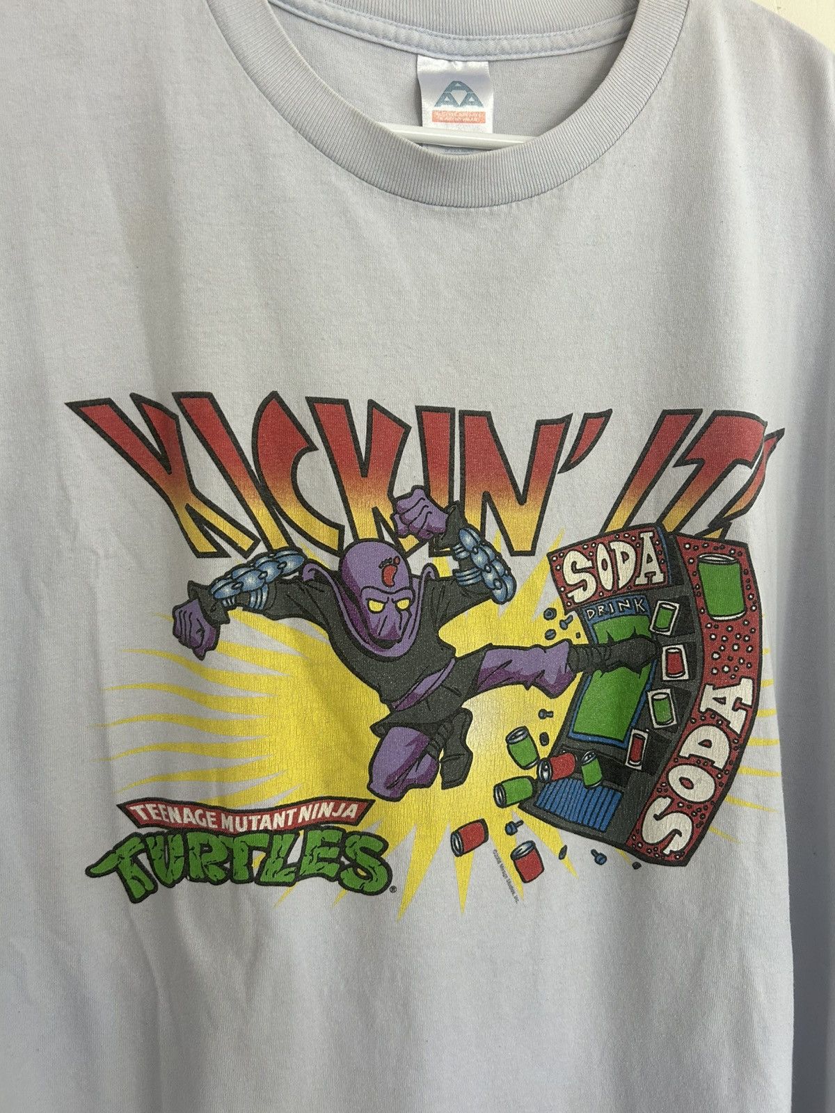 Vintage Vintage TMNT Kickin’ It Foot Clan Graphic Tee Ninja Turtles Size US XXL / EU 58 / 5 - 2 Thumbnail