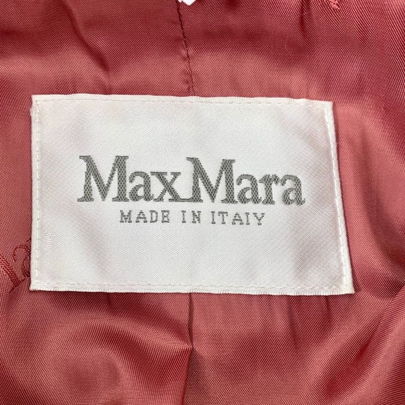 Max Mara Max Mara Pink Teddy lapel double-breasted coat Size L / US 10 / IT 46 - 6 Thumbnail