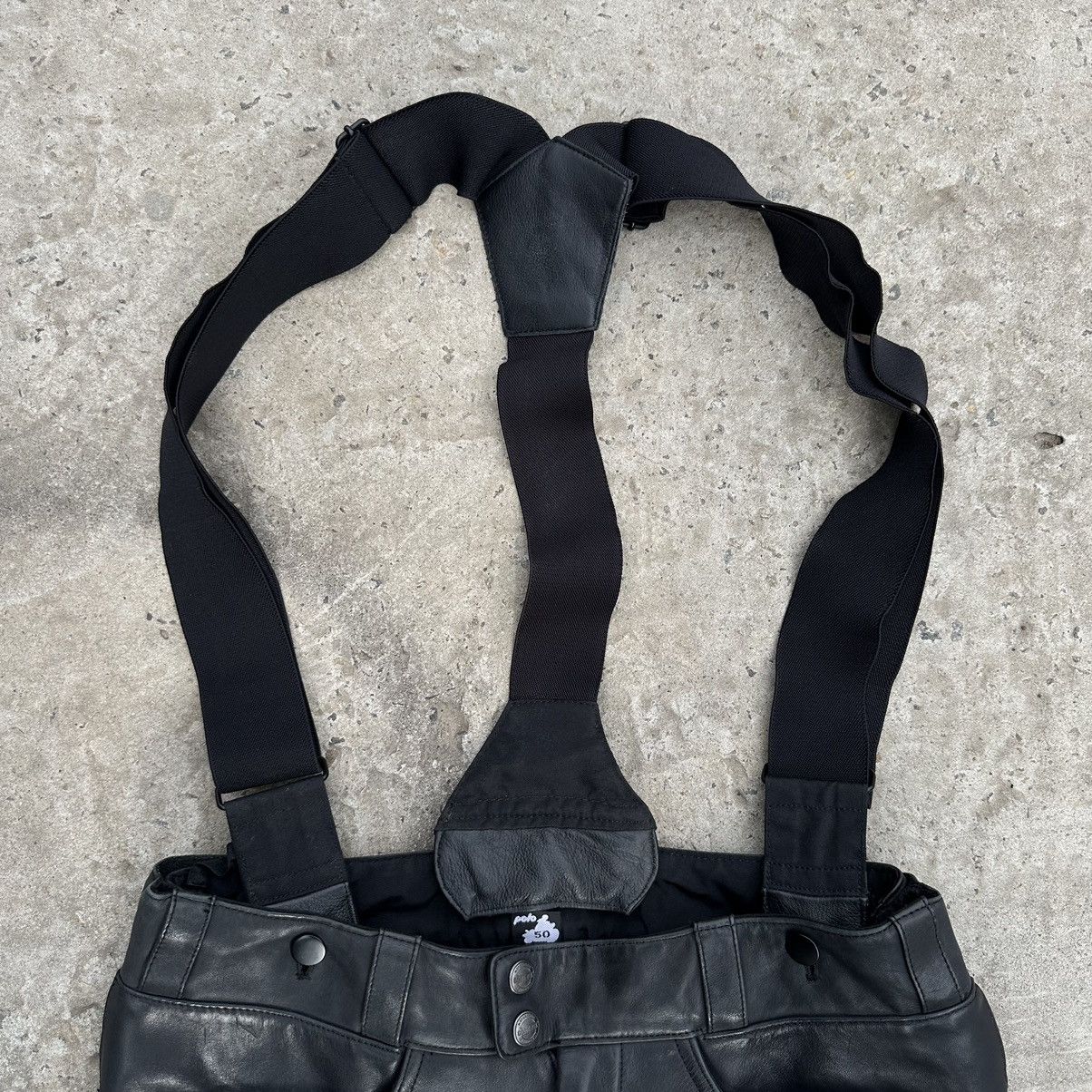 Vintage Vintage Moto Leather Pants Overalls Size 50 Gore Tex Y2K 00s Size US 34 / EU 50 - 4 Thumbnail