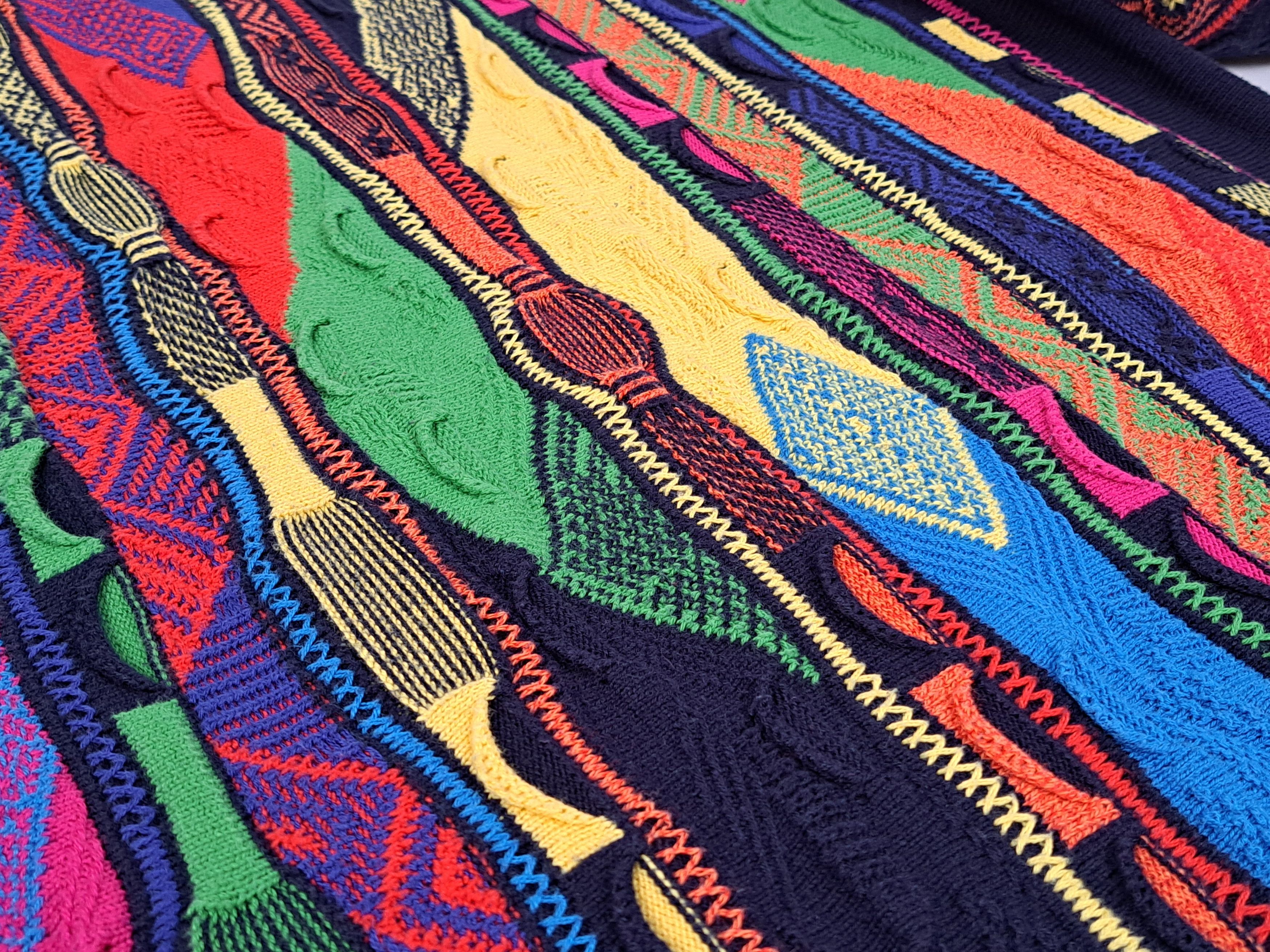 Carlo Colucci Carlo Colucci multicolor sweater Coogi style. Size XL Size US XL / EU 56 / 4 - 9 Thumbnail