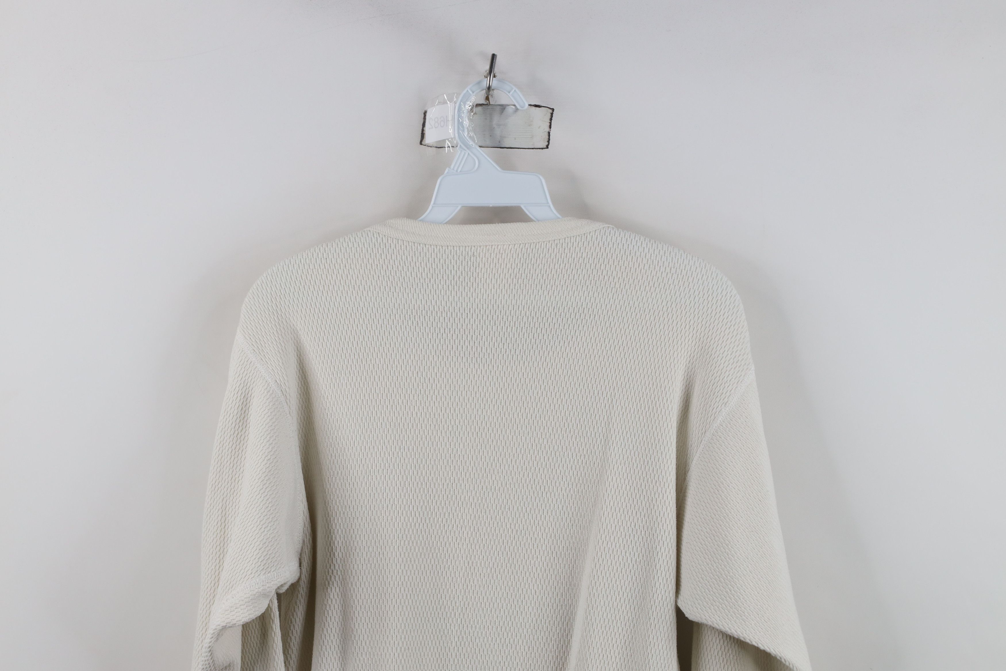 Vintage Vintage 90s Streetwear Waffle Knit Long Sleeve T-Shirt USA Size US XL / EU 56 / 4 - 10 Thumbnail