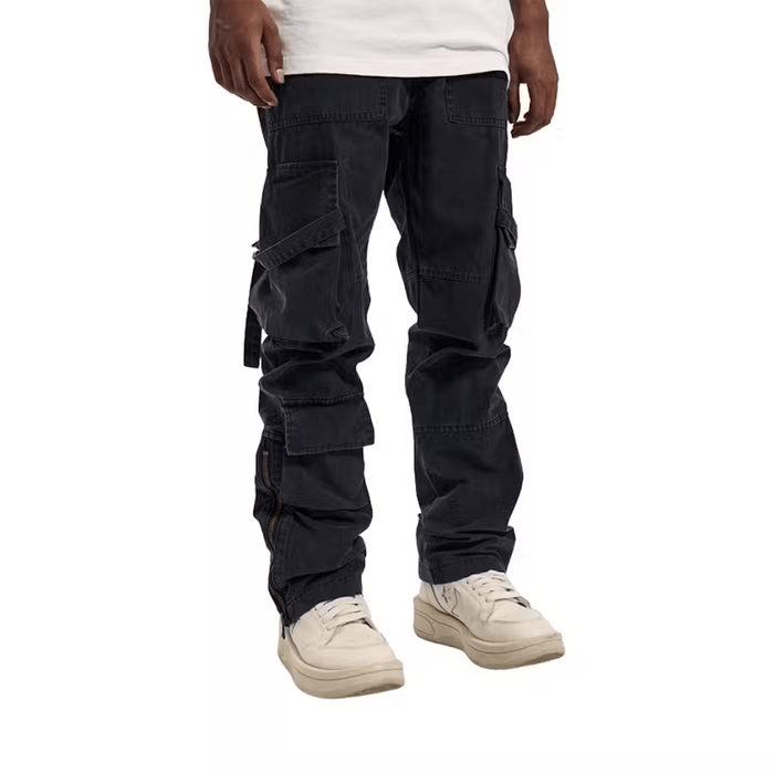 Streetwear Black Cargo Jeans | Grailed