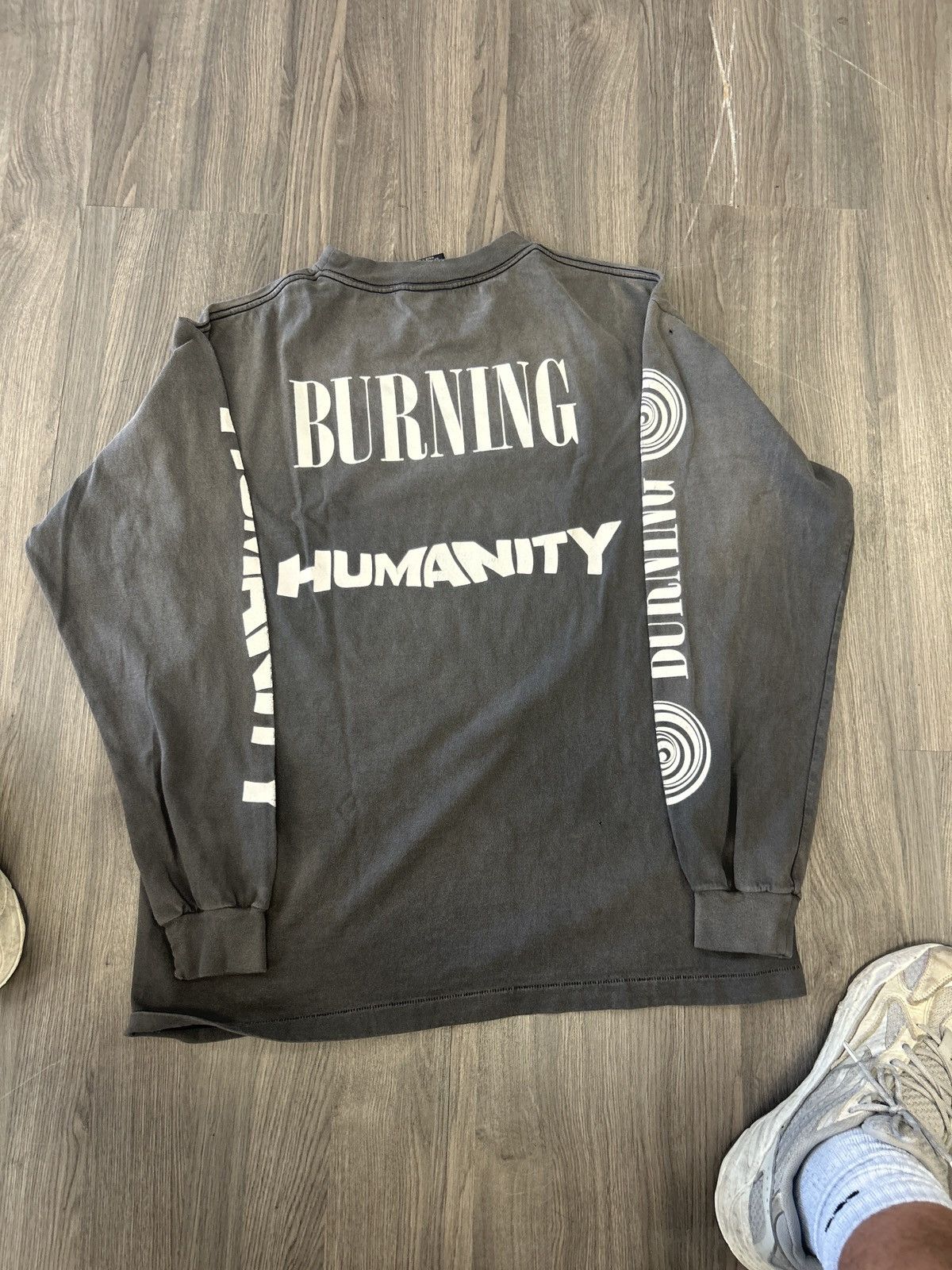 Saint Michael Saint Michael Burning Humanity Distressed Tee Size US L / EU 52-54 / 3 - 2 Thumbnail