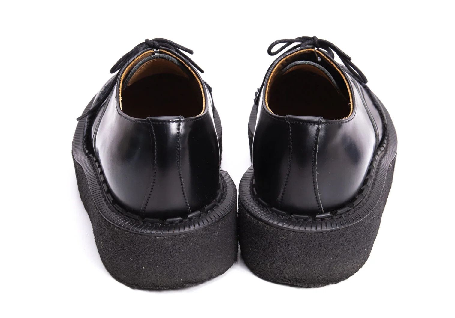 Comme des Garcons Homme Plus Layered Design Leather Oxford Shoes in Black Size 6 Size US 6 / EU 39 - 5 Thumbnail