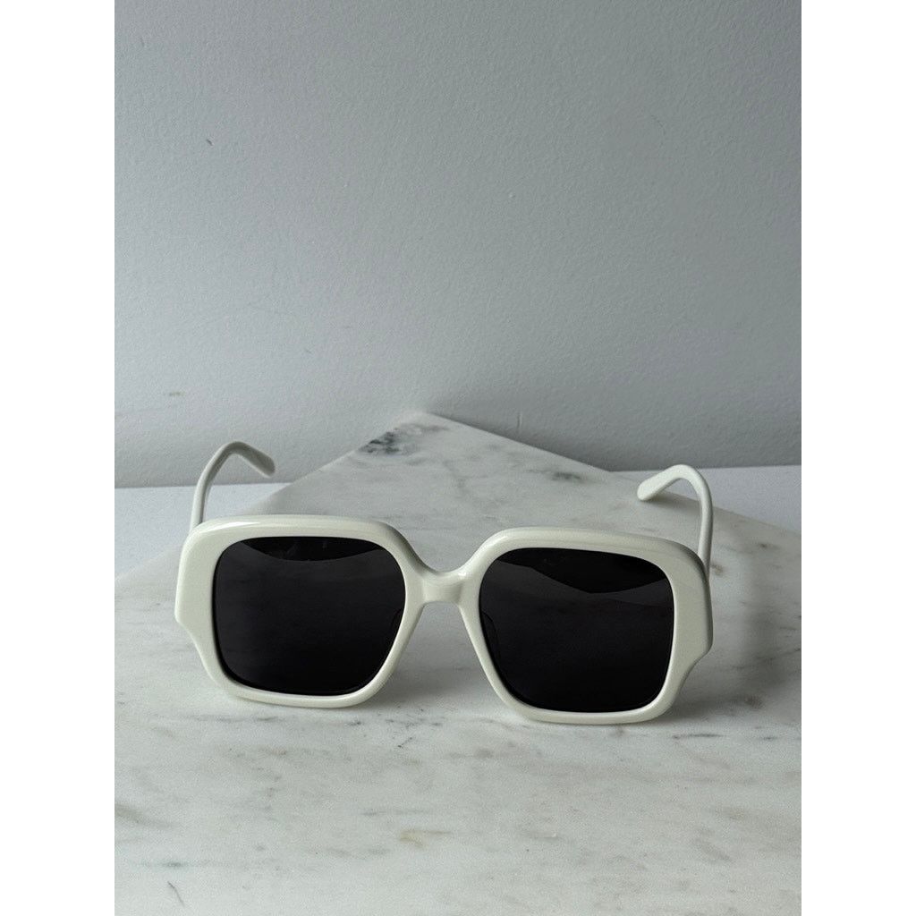 Loewe NEW Loewe LW40134U Oversized Square Sunglasses in White Size ONE SIZE - 5 Thumbnail