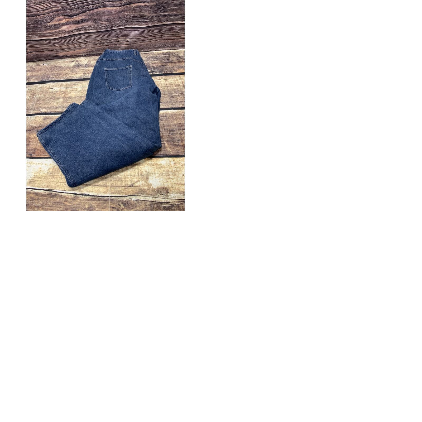 Vintage Canyon Creek Jeans Men 40X32 Blue Straight Leg Regular Fit Fleece Lined Jeans Size US 40 / EU 56 - 9 Thumbnail