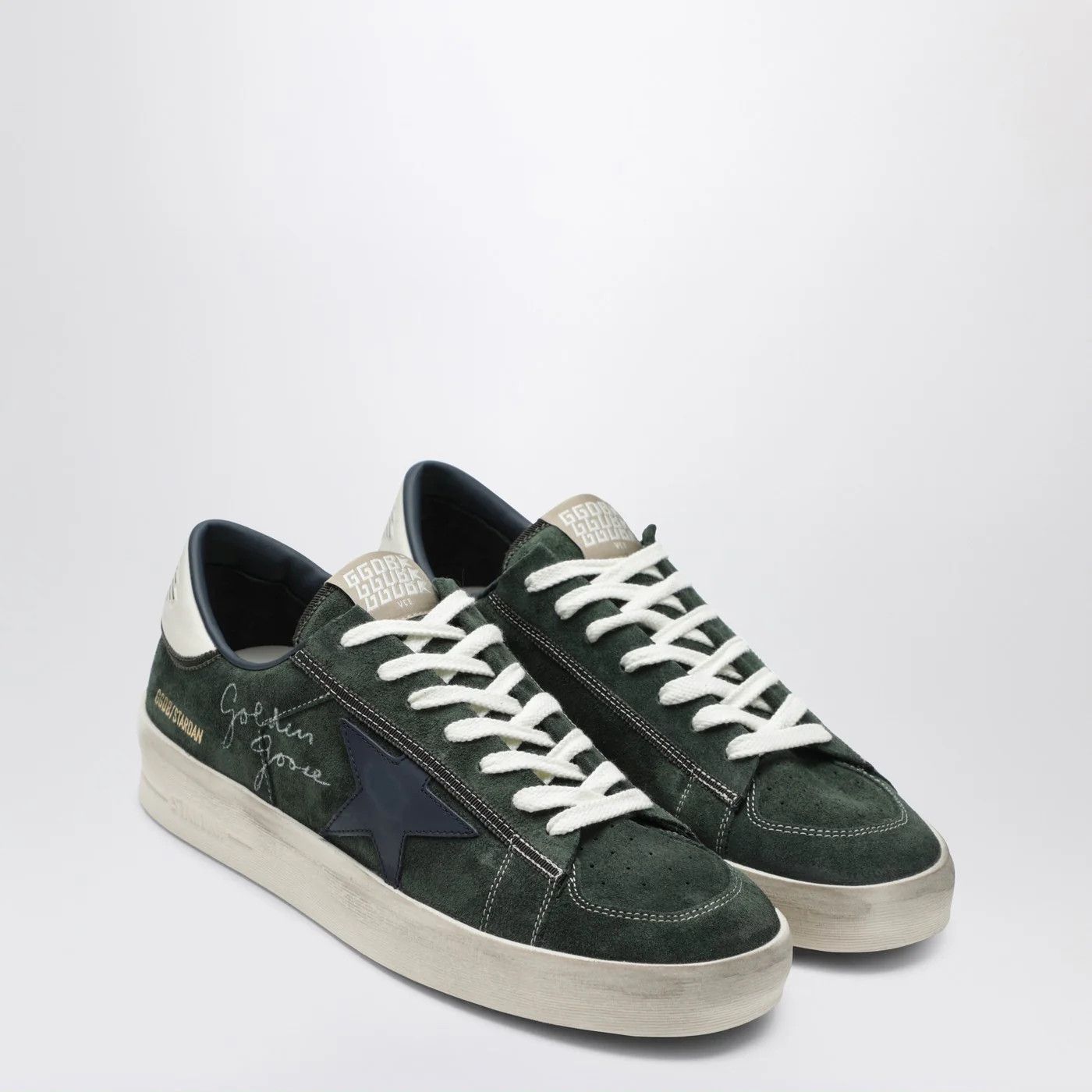 Golden Goose o1d2blof0426 Stardan Sneakers in Green/Blue Size US 13 / EU 46 - 2 Thumbnail