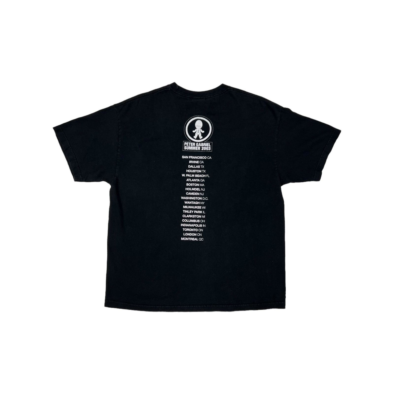 Band Tees × Vintage Vintage 2003 Peter Gabriel Summer Tour tee (XL) Size US XL / EU 56 / 4 - 7 Thumbnail