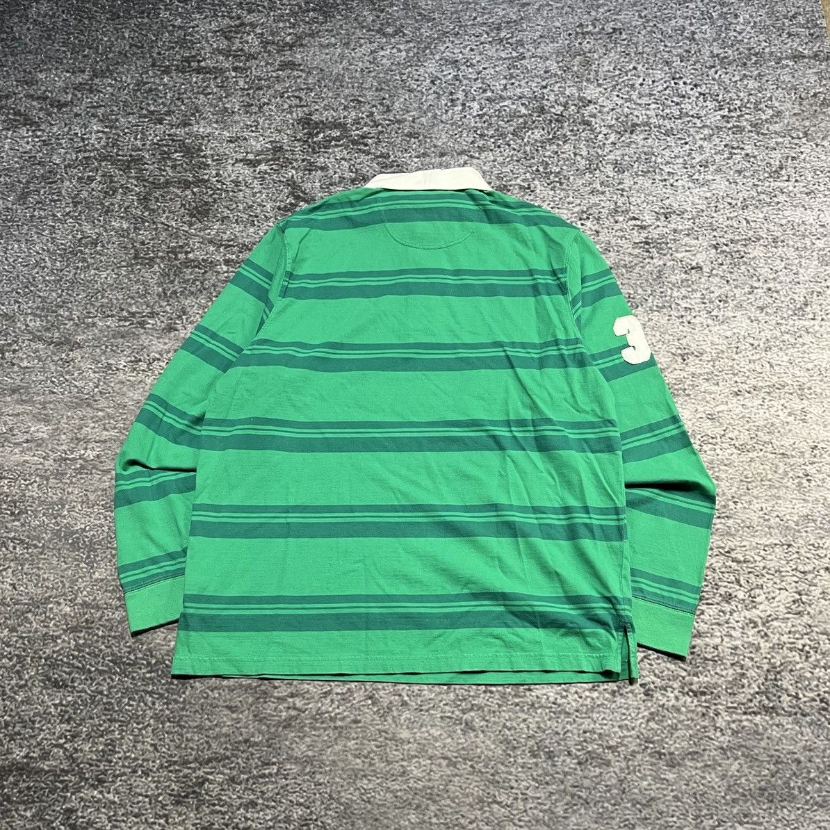 John Deere Vintage John Deere Green Striped Longsleeve Rugby Polo NEW Size US XL / EU 56 / 4 - 2 Thumbnail